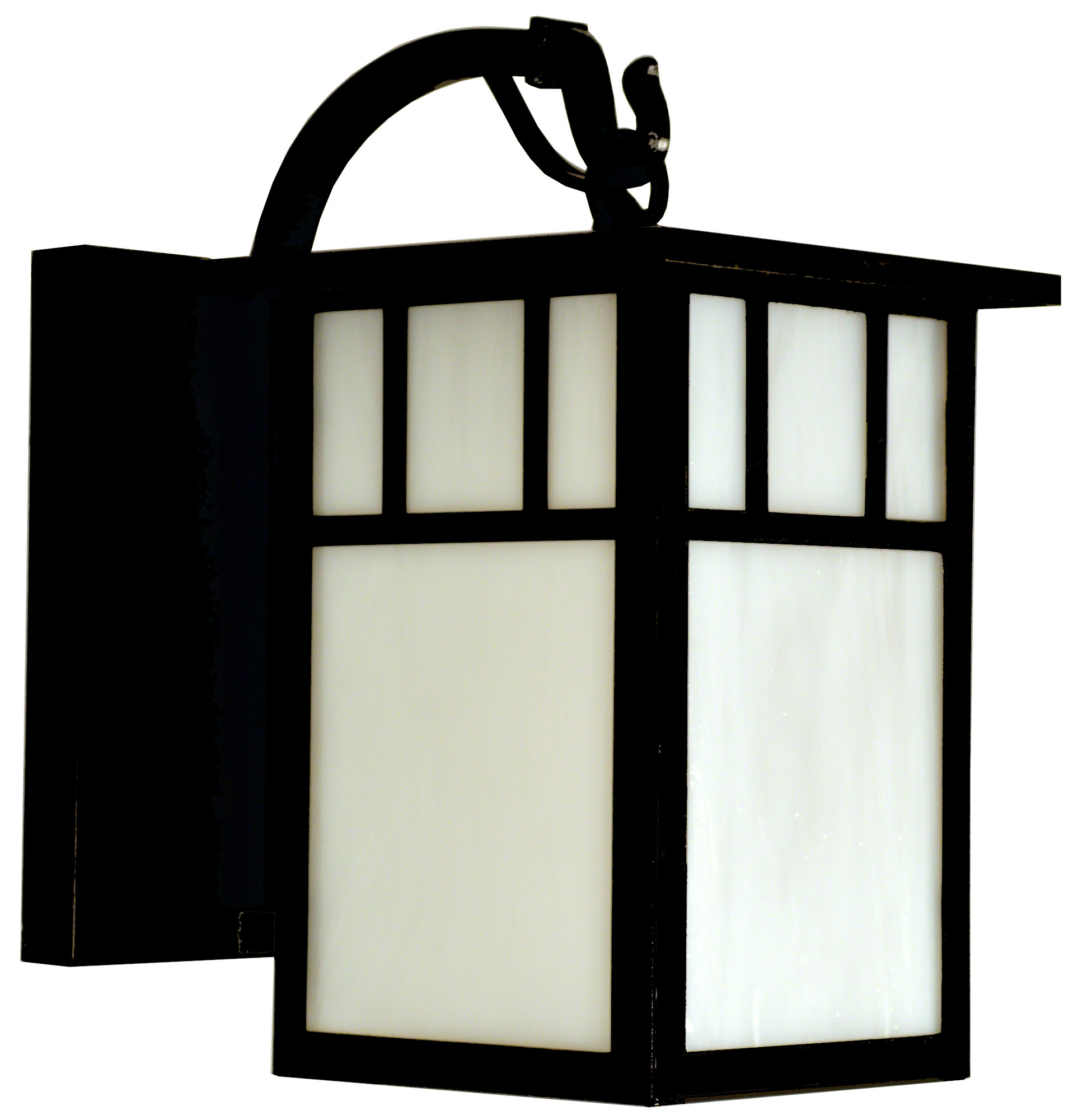 Huntington Hook Outdoor Wall Sconce by Arroyo Craftsman, HB-4LDTCR-AC