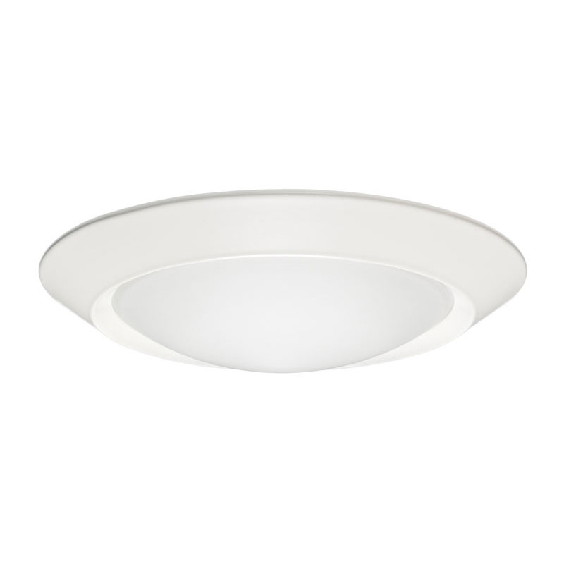 6101 Series 6 Inch Beveled Dome Lens Shower Trim by Juno Lighting 6101WH