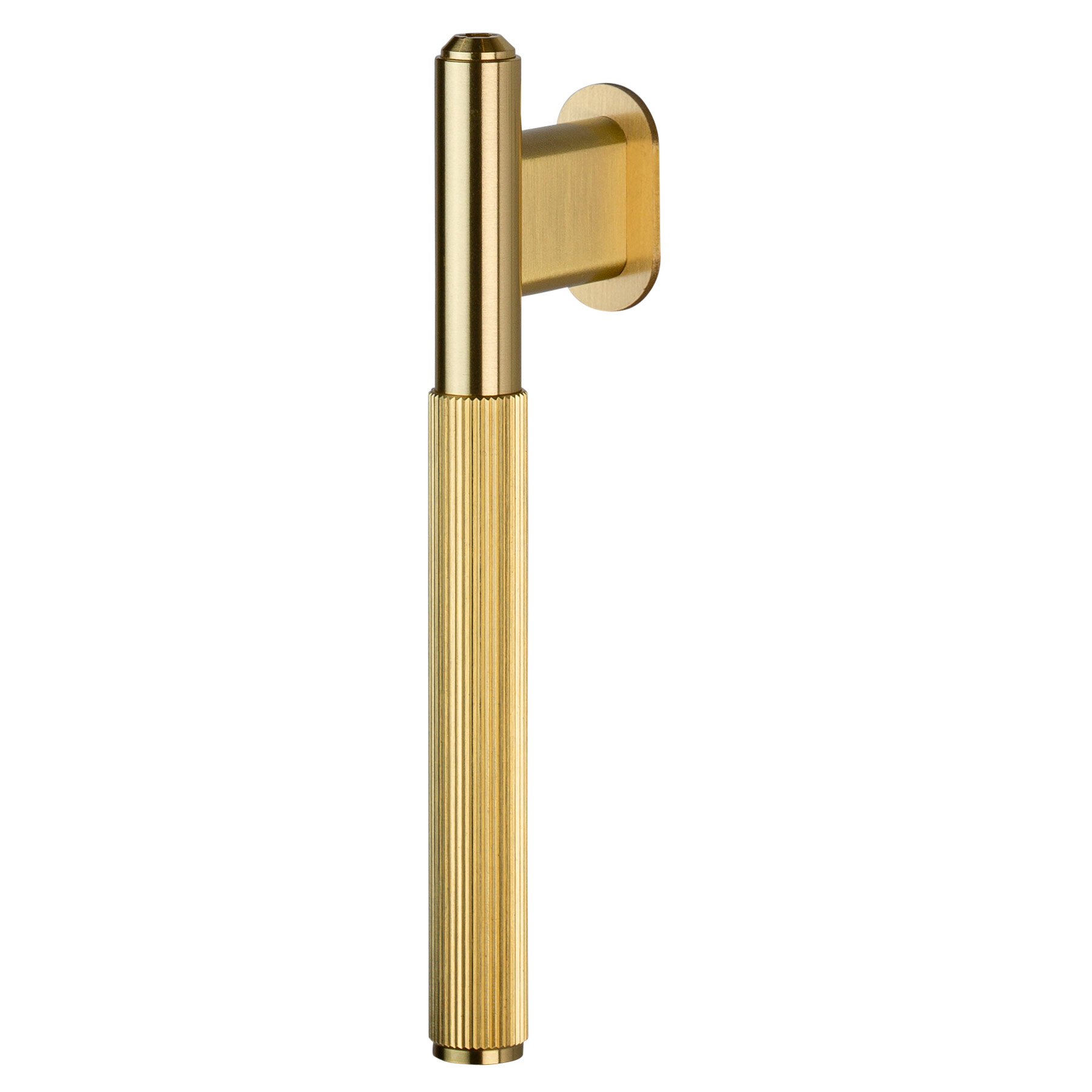 Buster + Punch / Fixed Door Handle / Brass