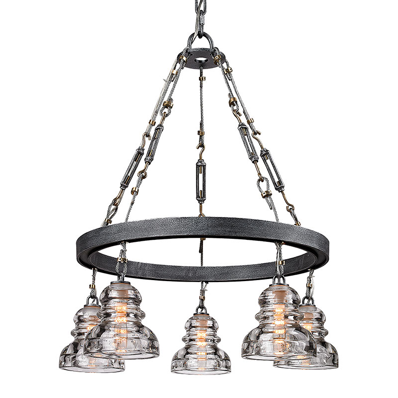 Menlo Park Chandelier by Troy Lighting F3135