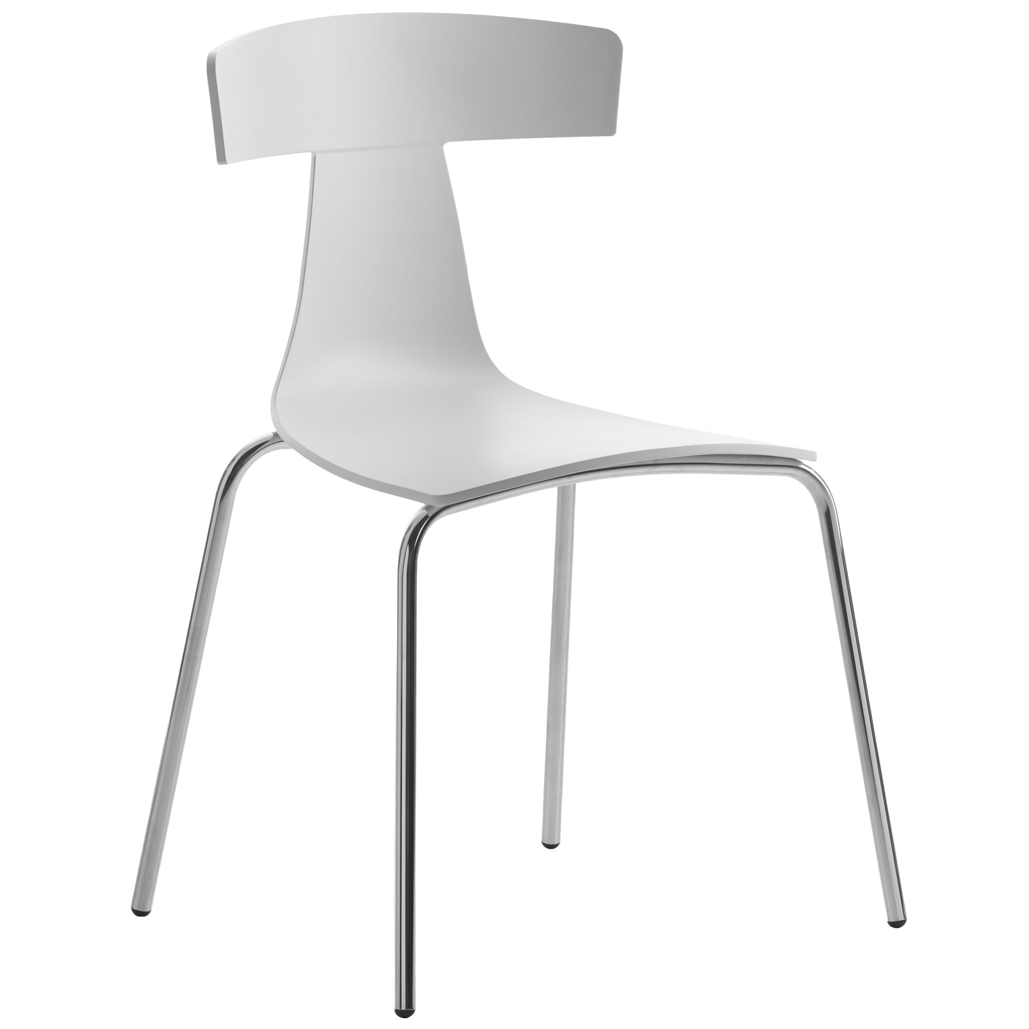 Remo Plastic Stackable Dining Chair by Bernhardt Design + Plank P1417