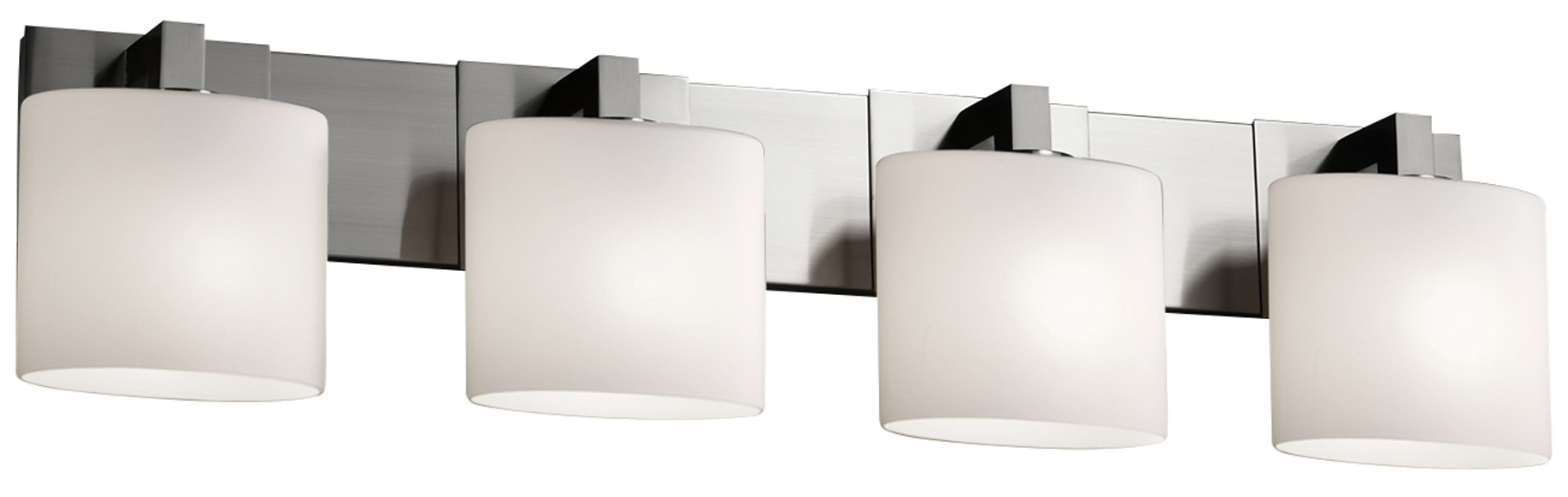 Fusion Modular Oval Bathroom Vanity Light by Justice Design | FSN-8924 ...