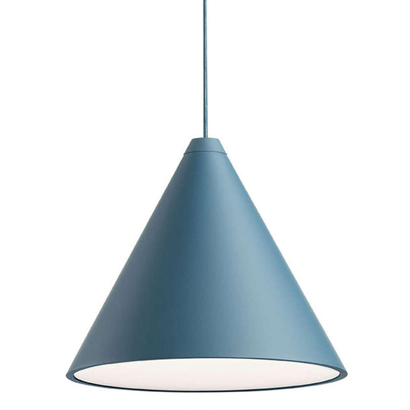 Flos String Light Cone Suspension Lamp Blue F6489014