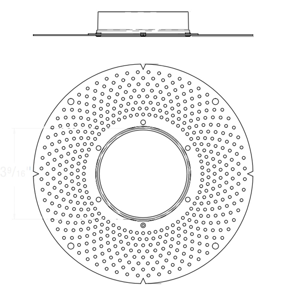 ECO 3IN Round Flangeless Mud-In Plate by CSL | ED3-R-TL | CSL1172925