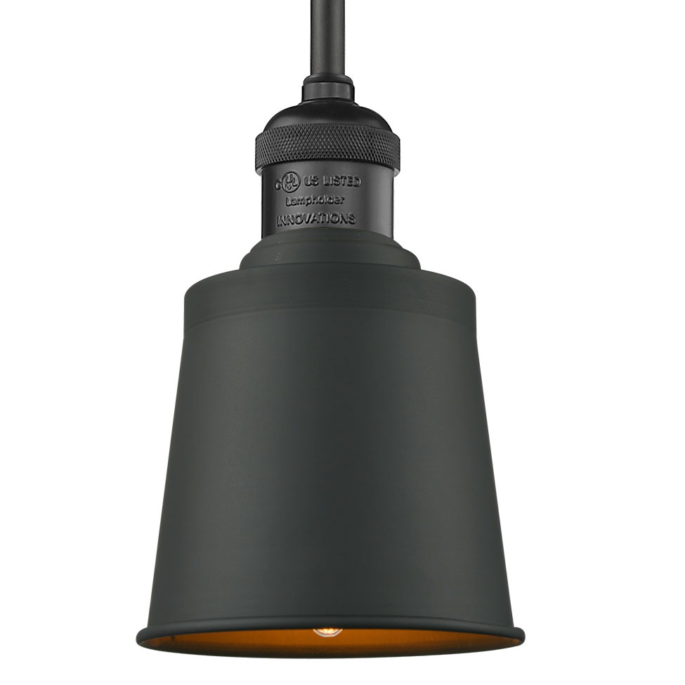 Addison Stem Hung Mini Pendant by Innovations Lighting | 201S-BK-M9-BK ...