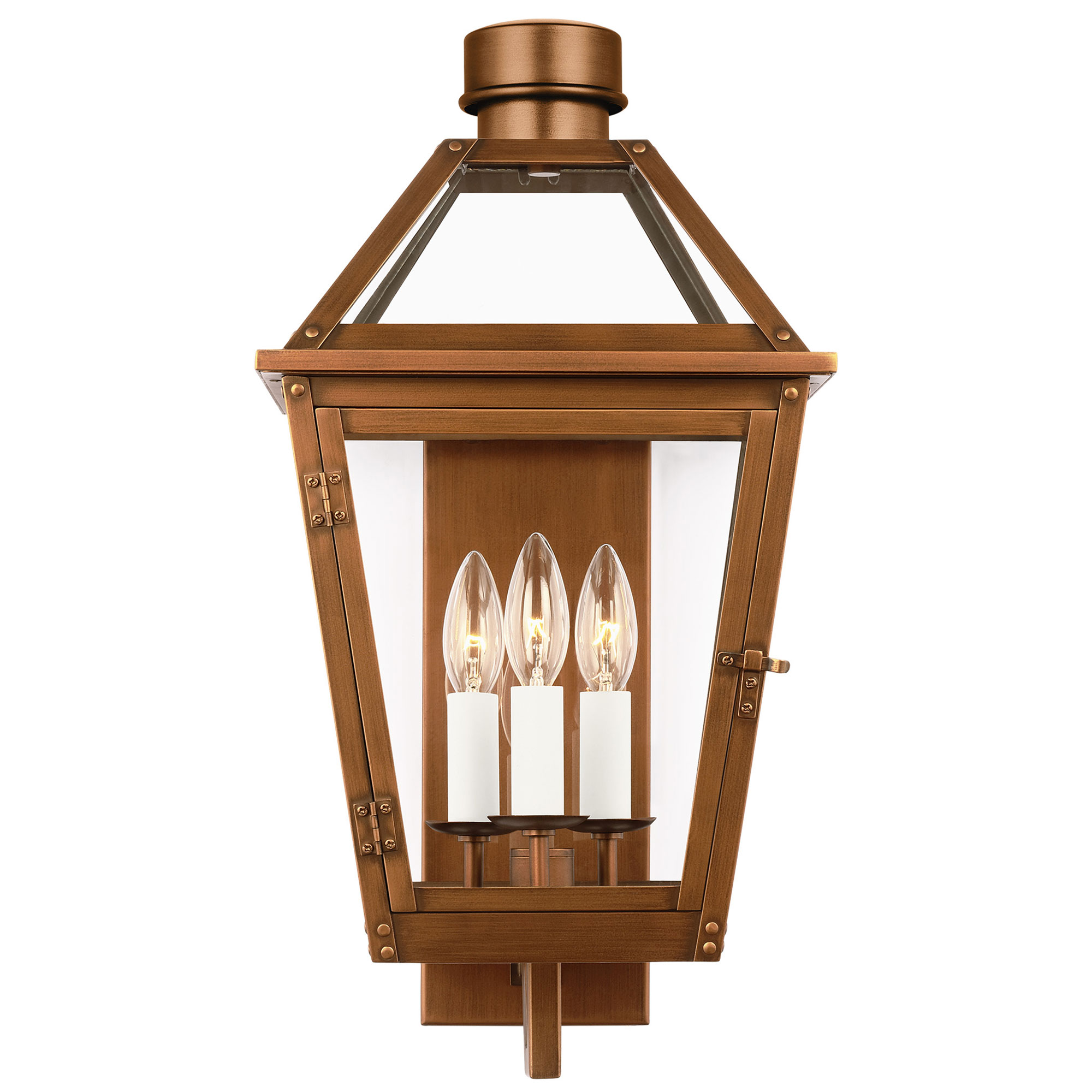 Copper outdoor lantern sconce hotsell
