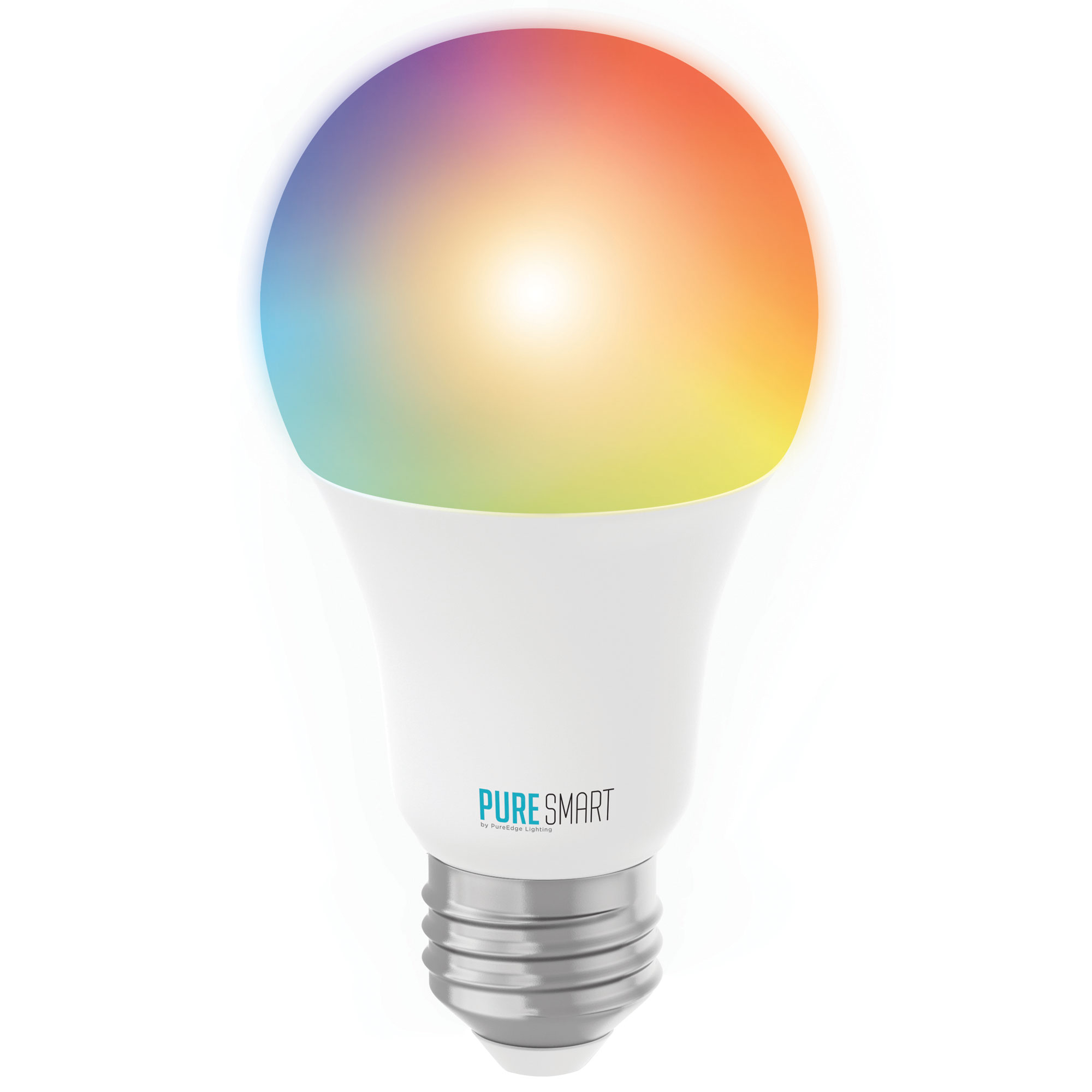 Pure Smart TruColor RGB+Tunable White A19 Smart Bulb WIZ by PureEdge  Lighting | A19-E26-9W-RGBTW | EDG1195223