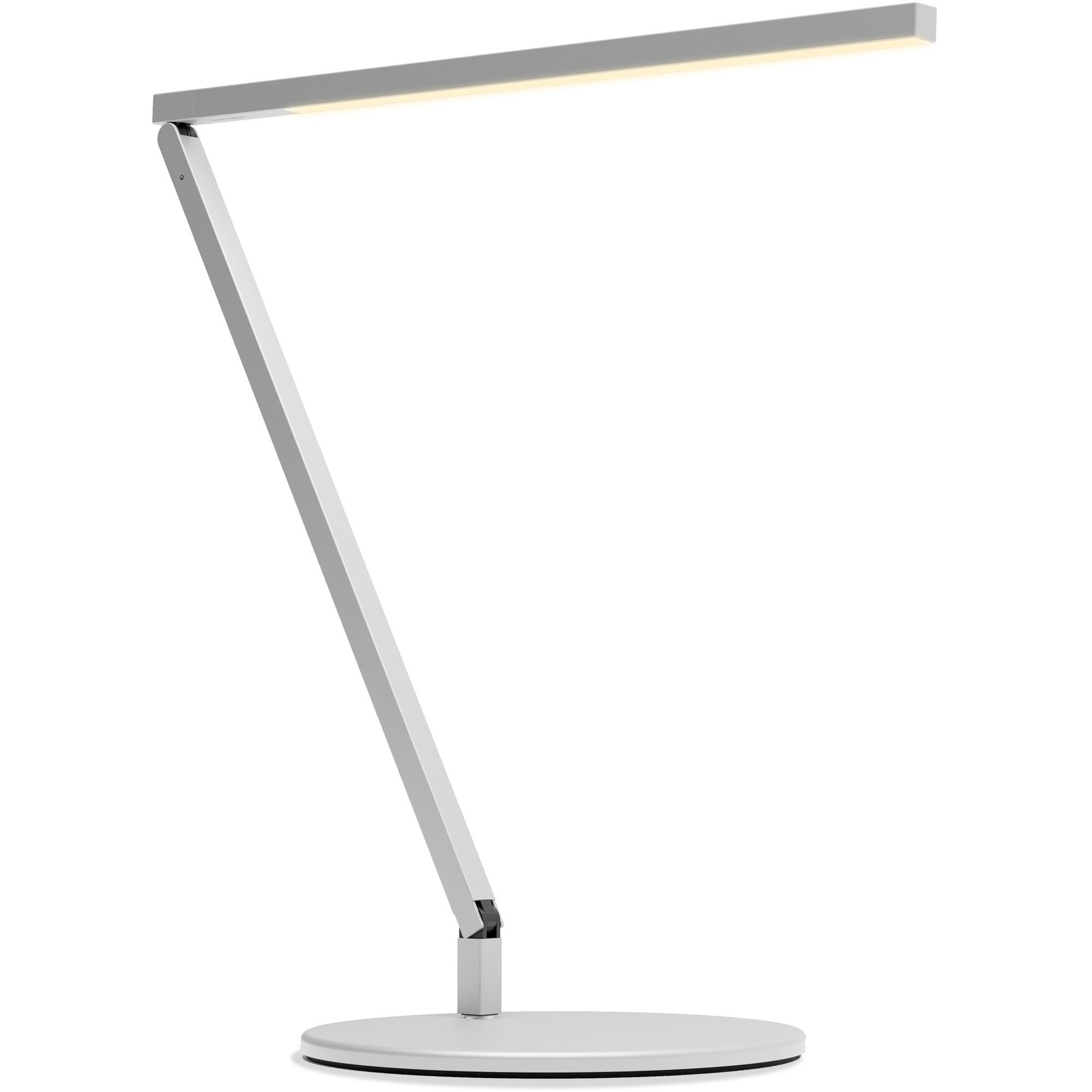 Z Bar Solo Gen 4 Desk Lamp by Koncept Lighting ZBD1000 W SIL DSK KNC1202091