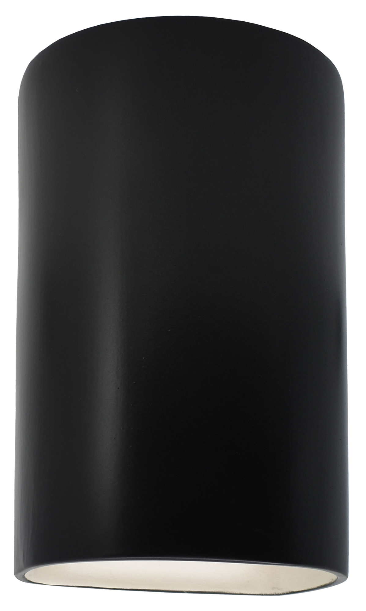 Ceramic Cylinder Up / Down Wall Sconce by Justice Design | CER-5265-CRB ...
