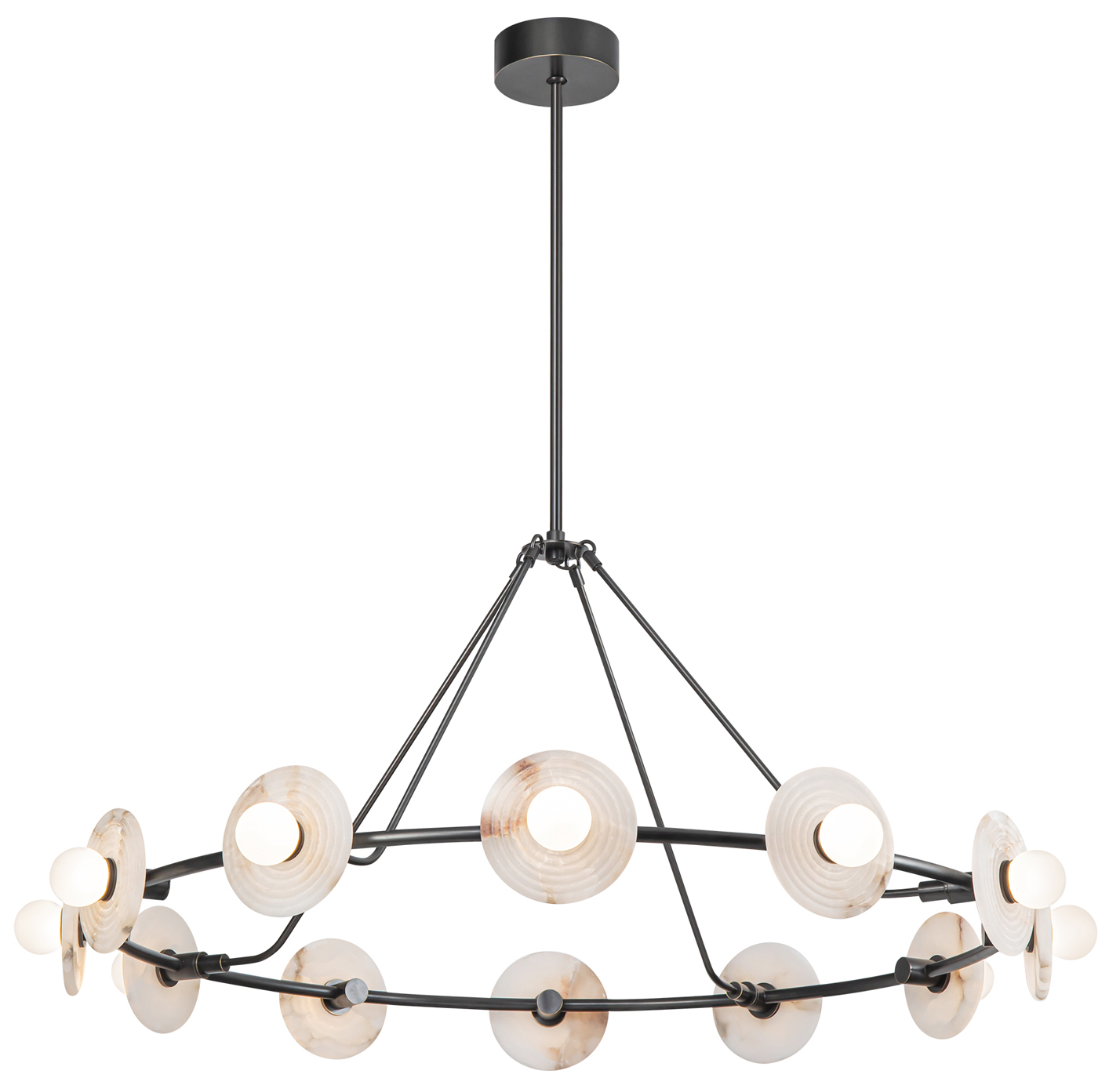 Dahlia Chandelier by Alora | CH346046UBAR | ALO1235358 