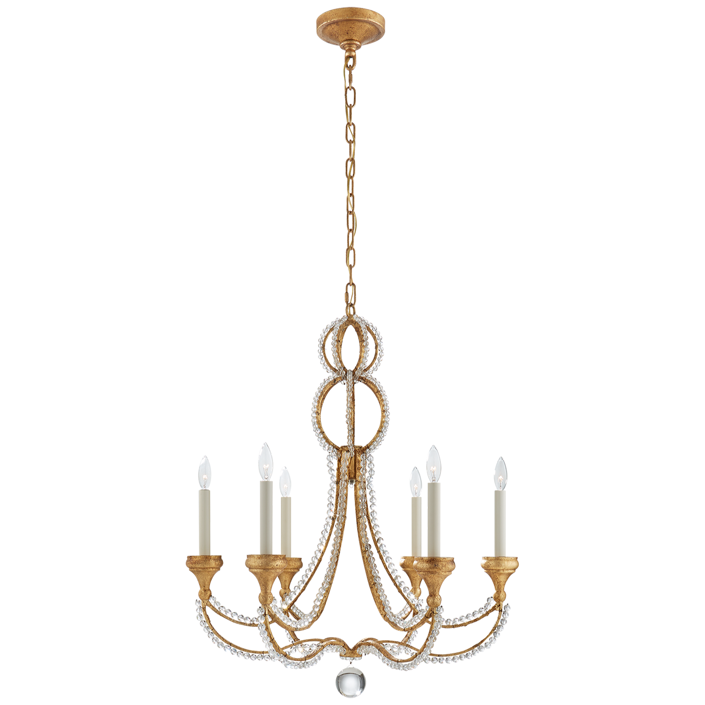 Milan chandelier by visual comfort signature nw 5030vg vcg1239139