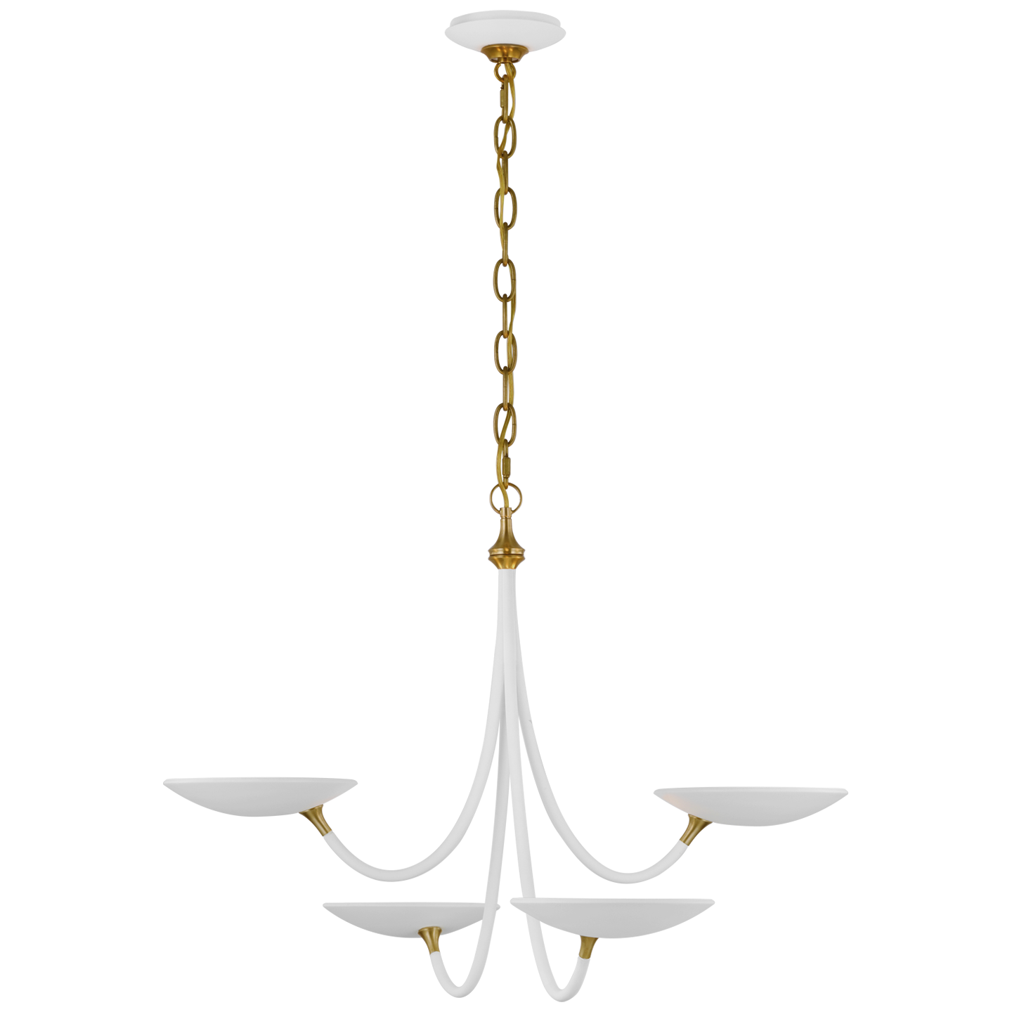 Keira Chandelier by Visual Comfort Signature | TOB 5780WHT/HAB | VCG1243009
