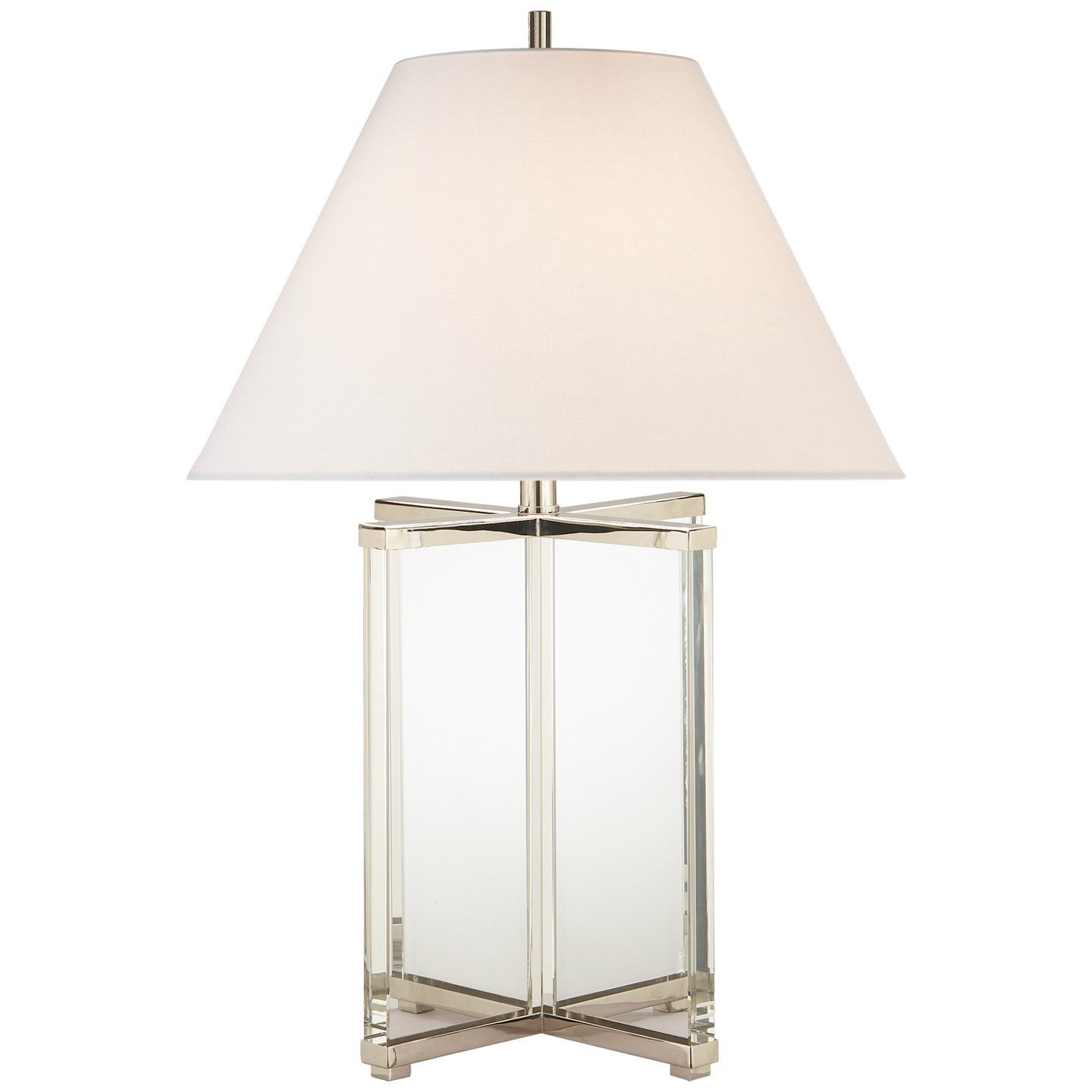 Visual comfort crystal lamp clearance