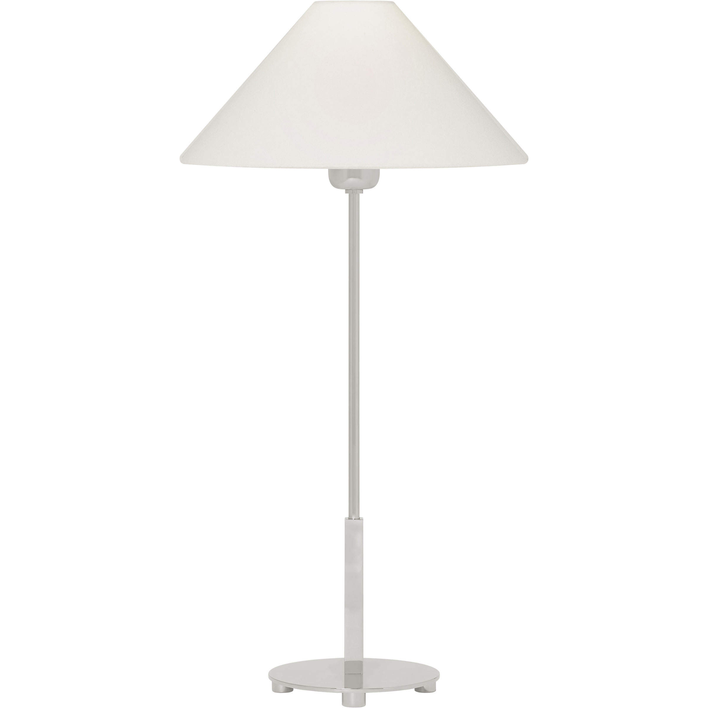 Visual Comfort Signature Hackney Table Lamp Polished Nickel SP 3022PN L