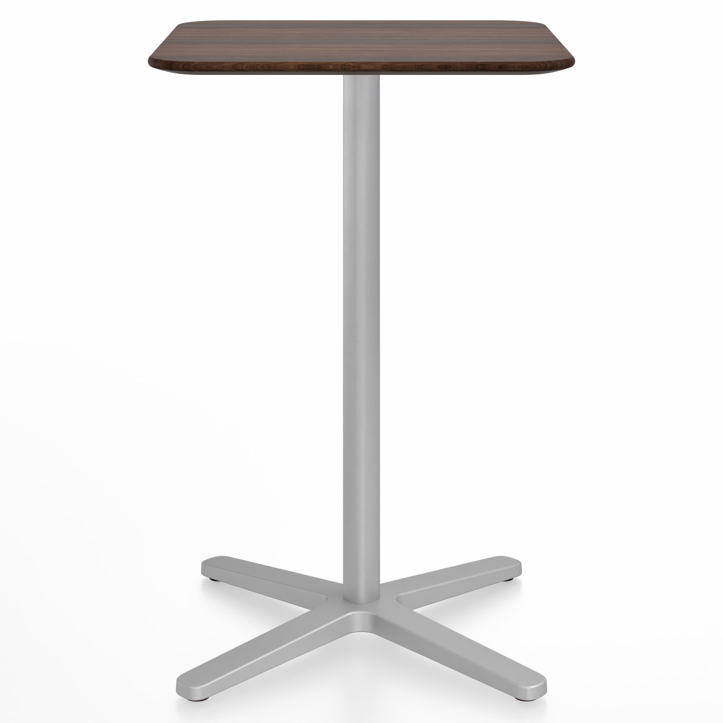 Two Inch Receiver Table 2 Inch X Base Counter Square Table by Emeco | 2INCHCOTSQ24XWAL | EMC1258853