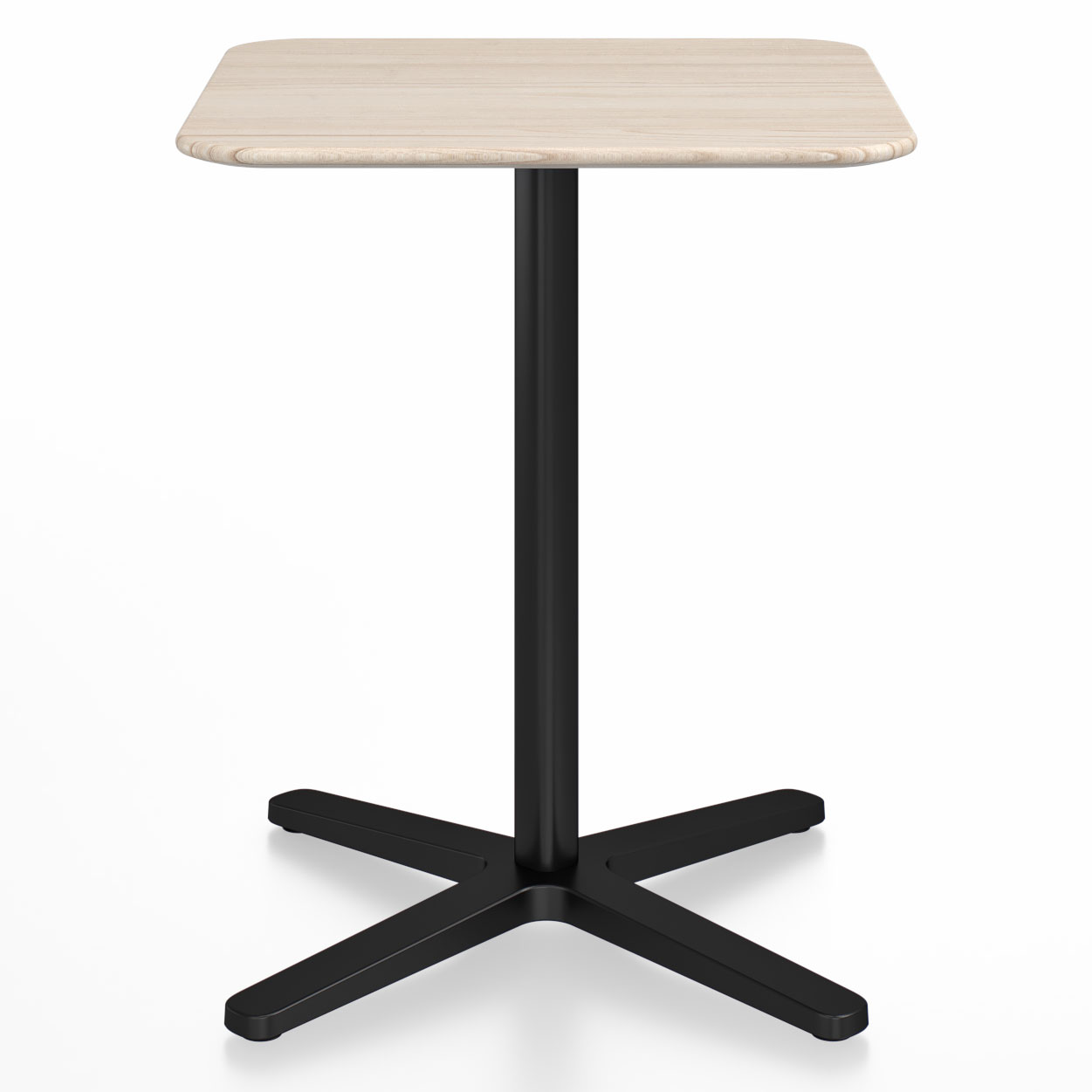 Two Inch Receiver Table 2 Inch X Base Square Cafe Table by Emeco | 2INCHCTSQ24XASHDARKPC ...