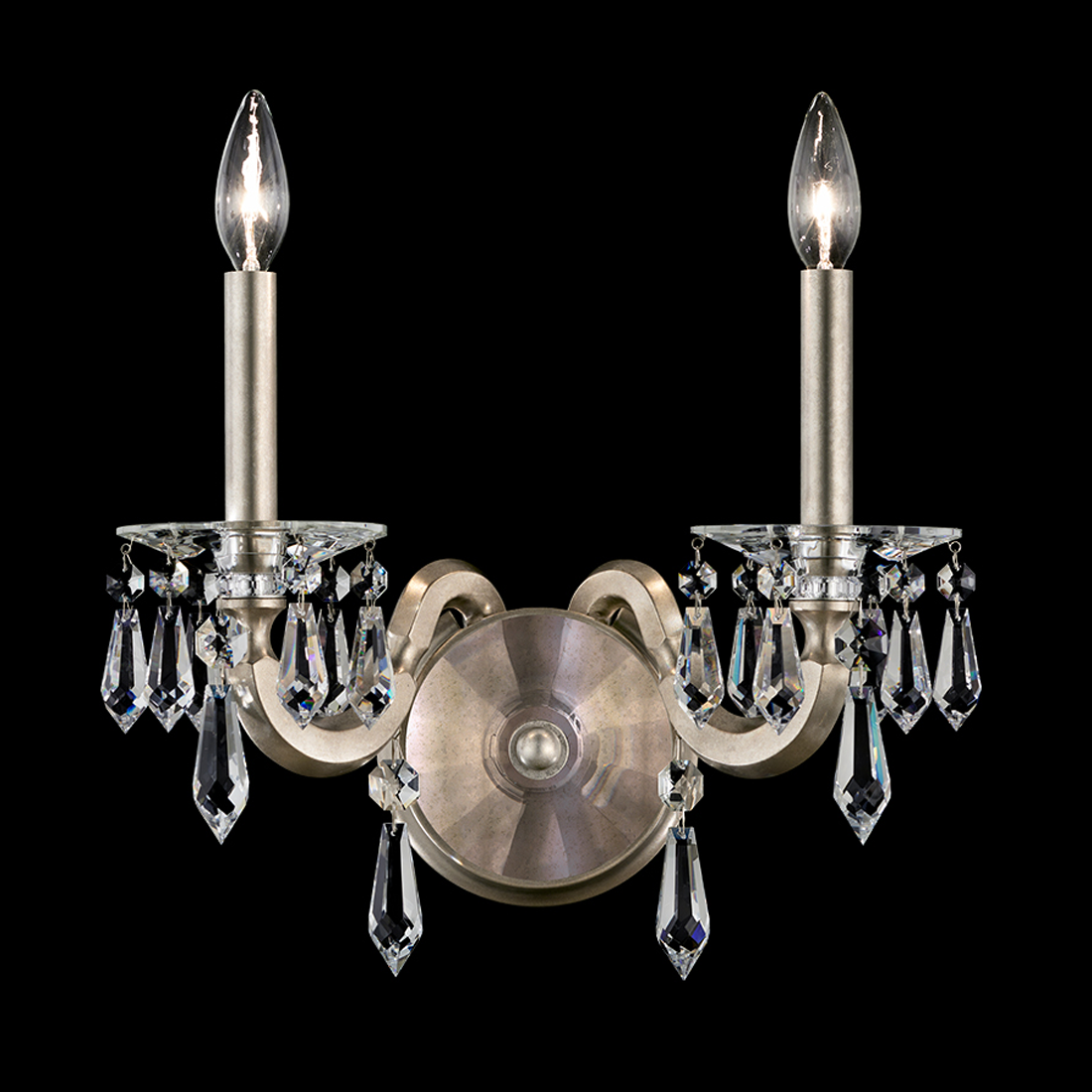 Napoli Wall Sconce by Schonbek Signature S7602N 51R SCH1279113