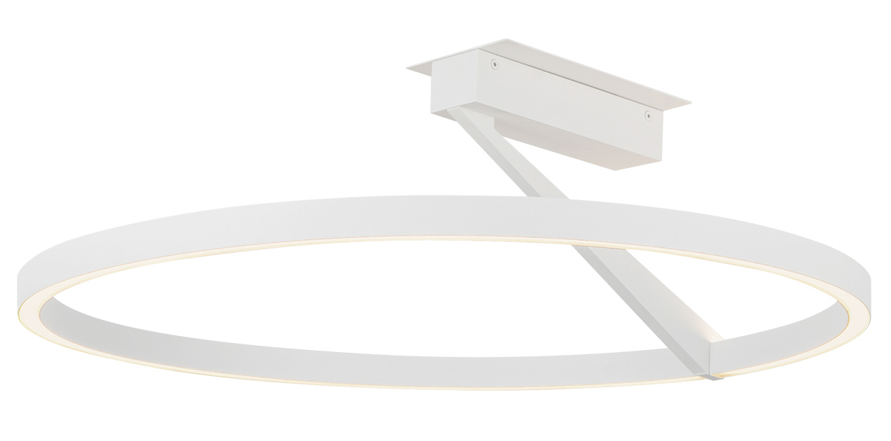 Roda Color-Select Semi Flush Ceiling Light by Kuzco Lighting