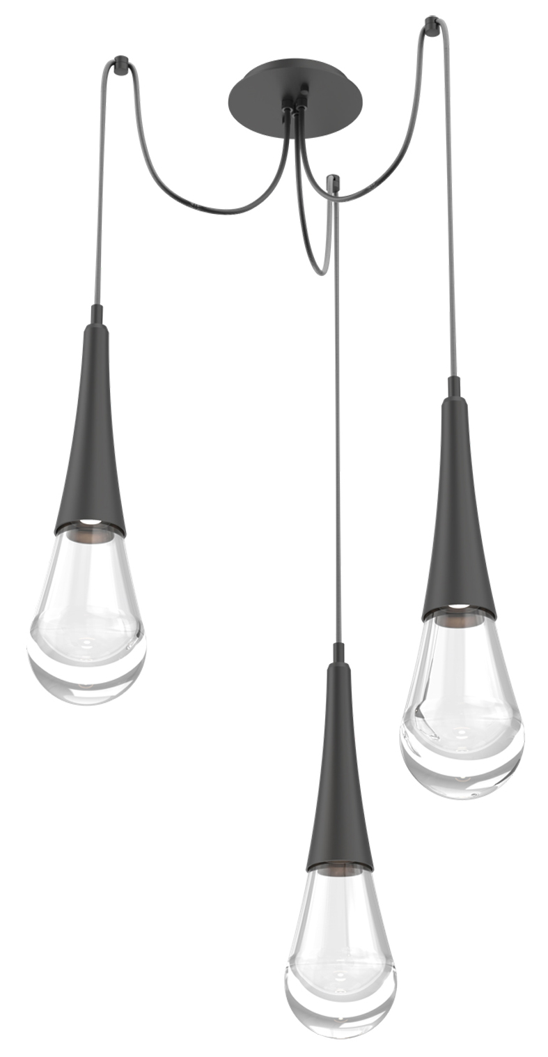 Raindrop Swag Multi Light Pendant by Hammerton Studio