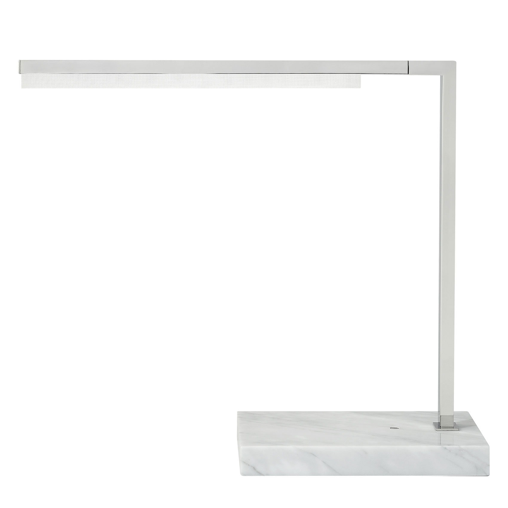 Klee Table Lamp Polished Nickel Marble Andrew Martin