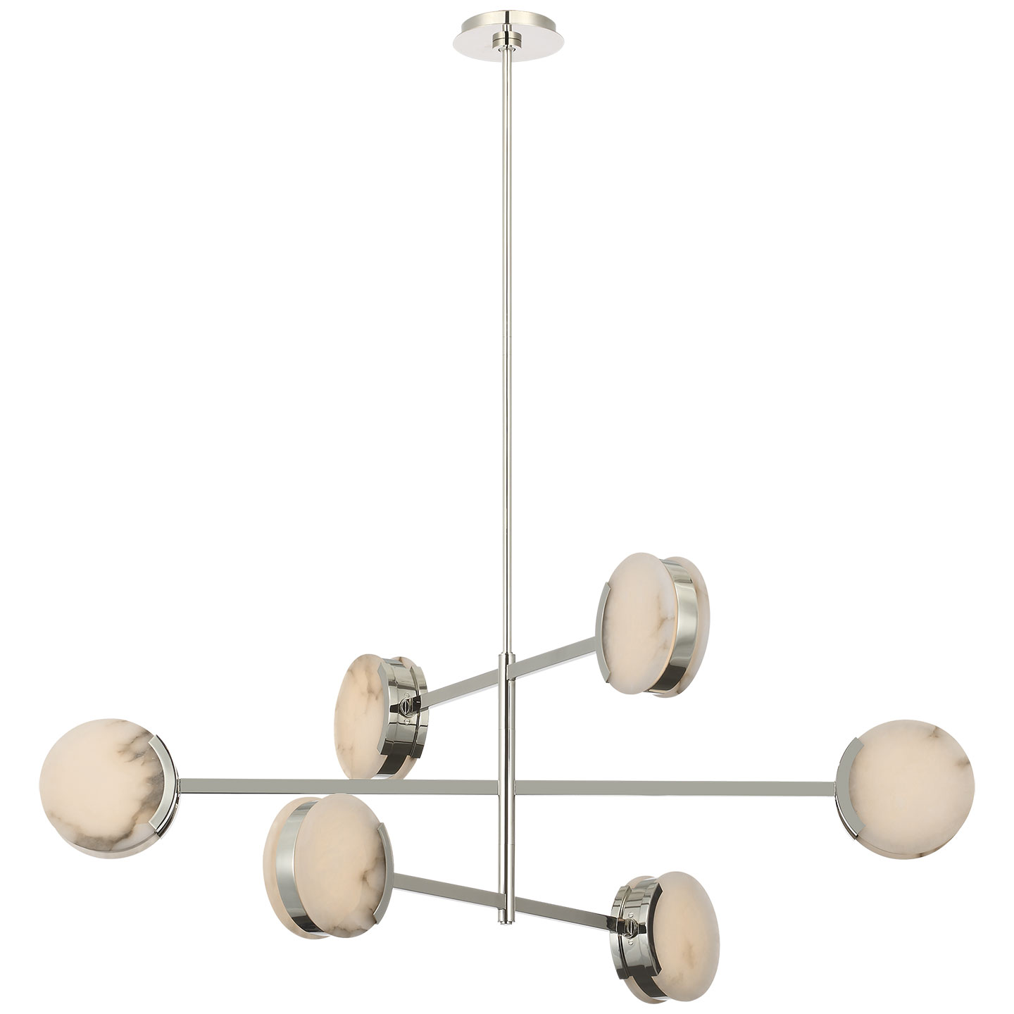 Melange Multi-Positional Disc Chandelier by Visual Comfort