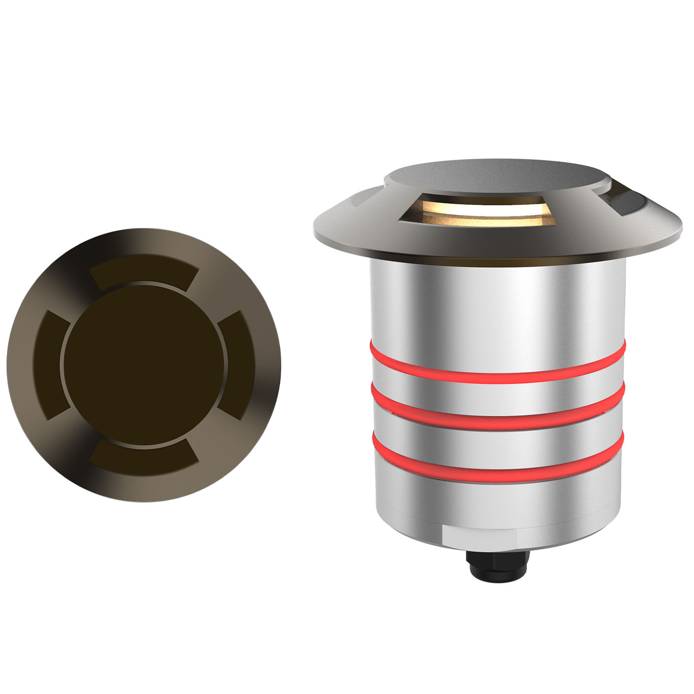 Round 2 Inch Recessed Inground Indicator Light 24V by WAC Lighting | RM ...