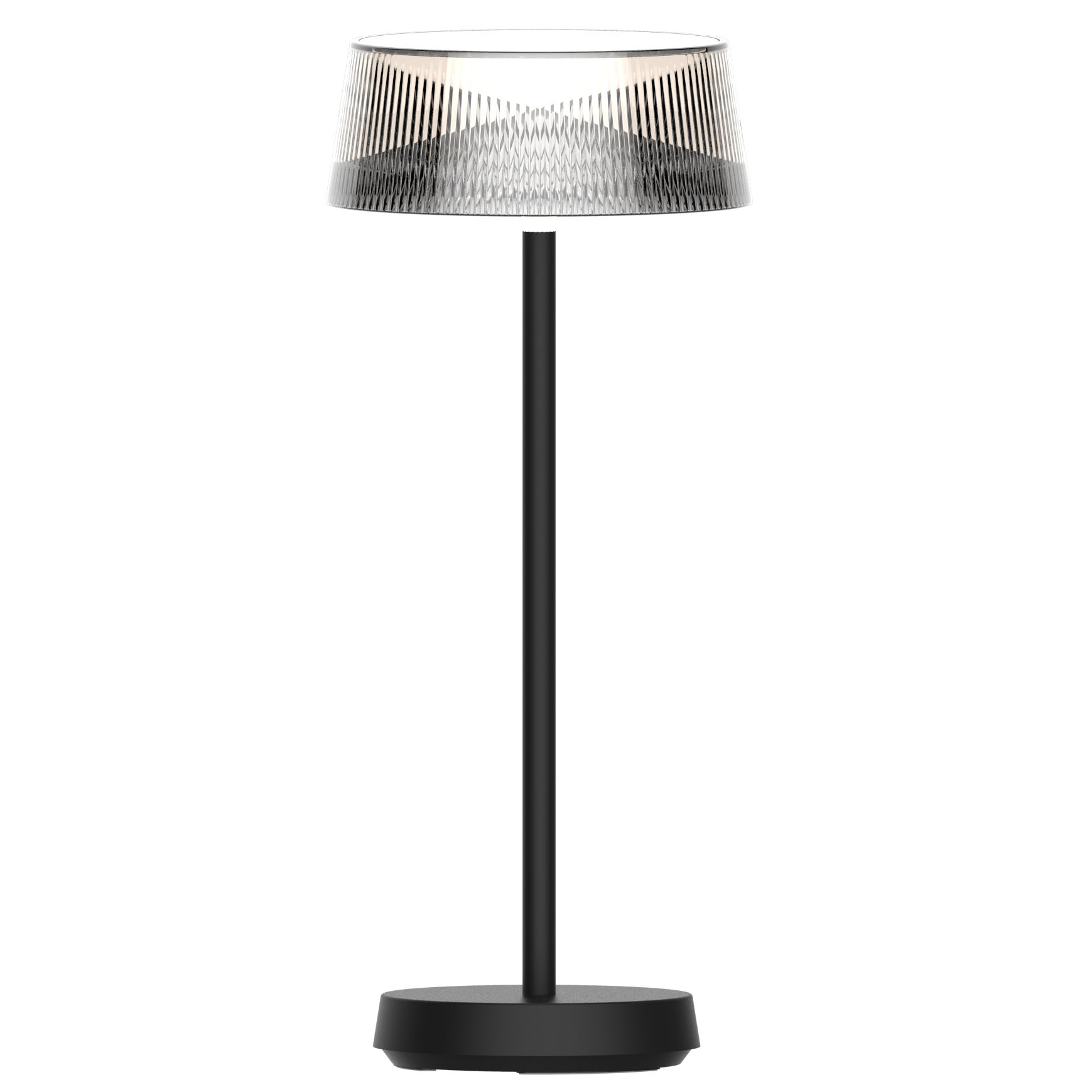 Crystal LED Table Lamp in Black - Thumbnail 3