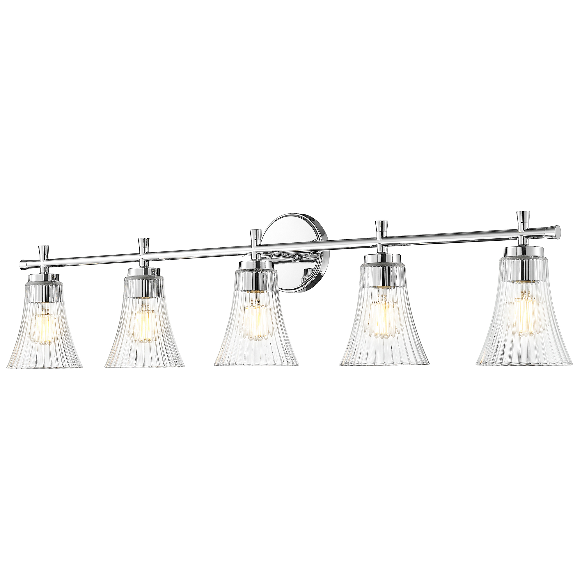 Belle Five Light Vanity Chrome - Thumbnail 4
