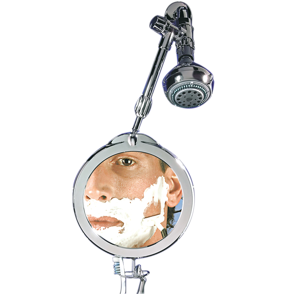 zfogless 3x/1x telescoping fogless shower mirrorzadro | zdw05