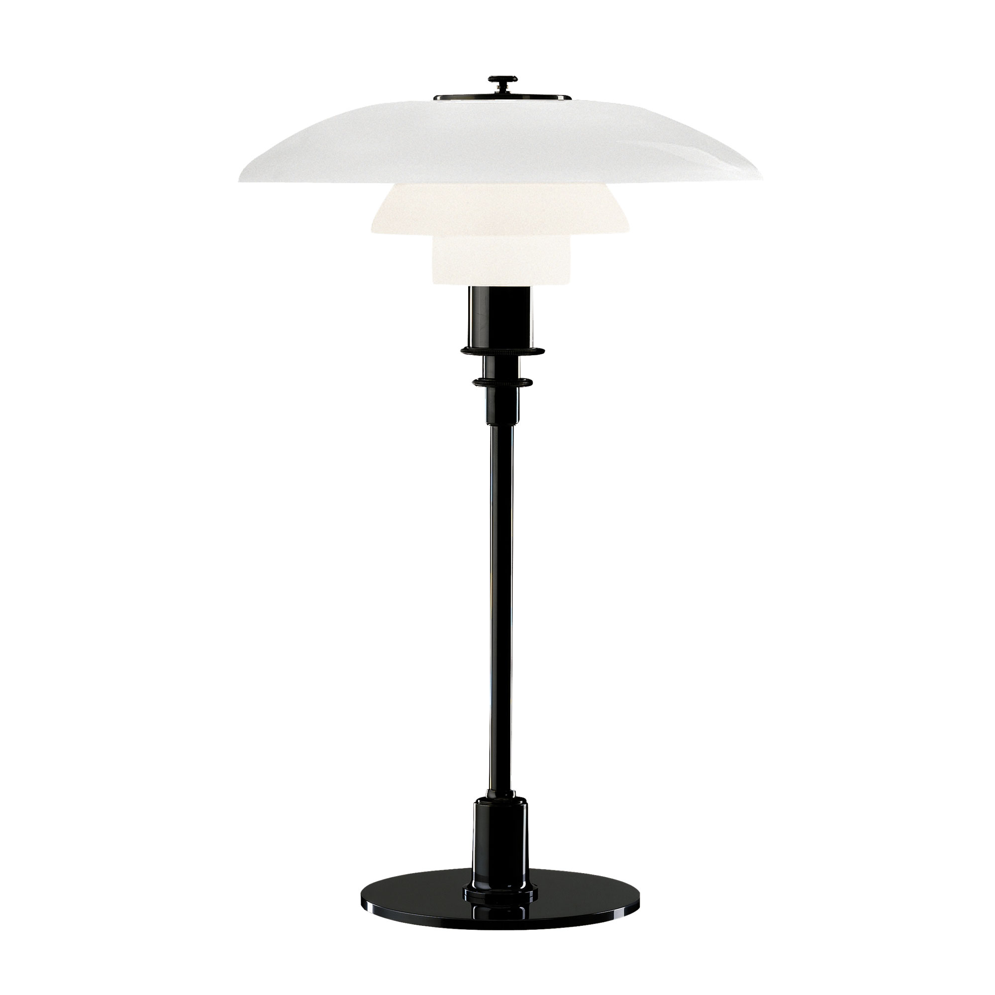Louis Poulsen PH 3/2 Table Lamp, Chrome