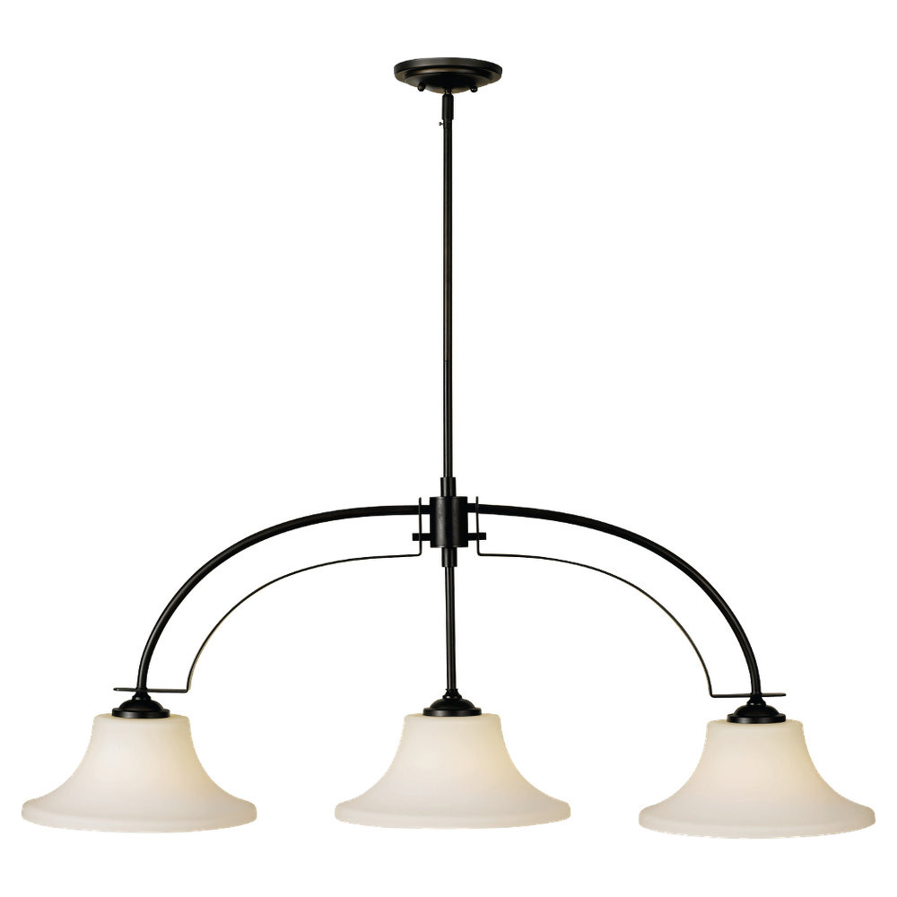 Barrington 3 Light Island Pendant by Sea Gull Lighting F2248/3ORB