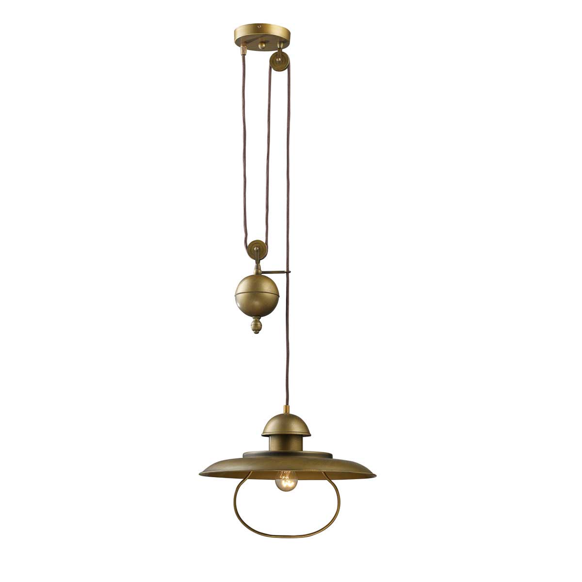 Pulley Pendant By Elk Lighting 65051 1 Farmhouse Pulley Pendant By Elk Lighting 65051 1