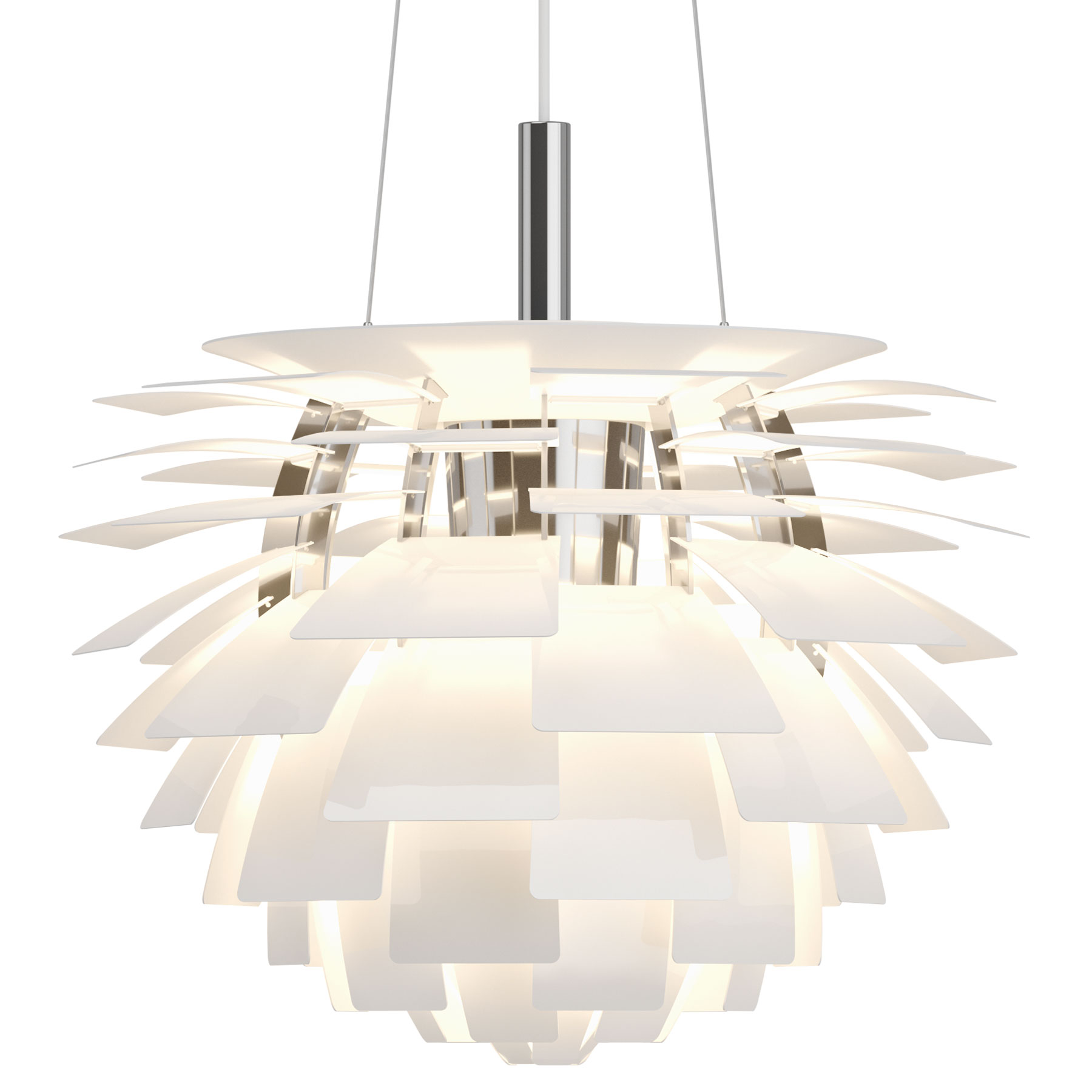 PH Artichoke Ø480 LED (Dim-to-Warm) Stainless Steel - Louis Poulsen