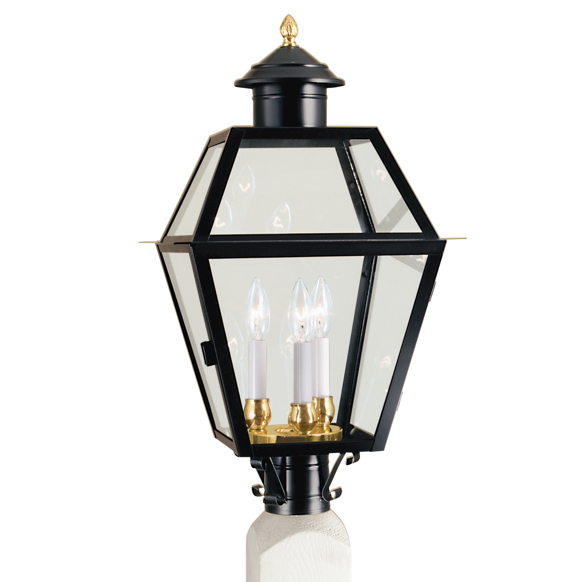Lexington Outdoor Post Mount by Norwell Lighting 2235BLCL NRW197821