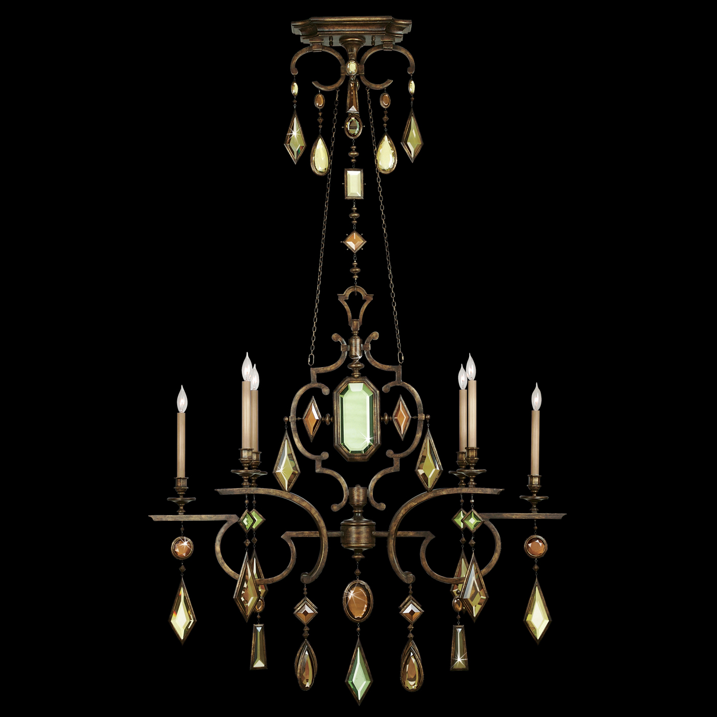 Encased Gems 940 Chandelier By Fine Art Lamps 708940 1