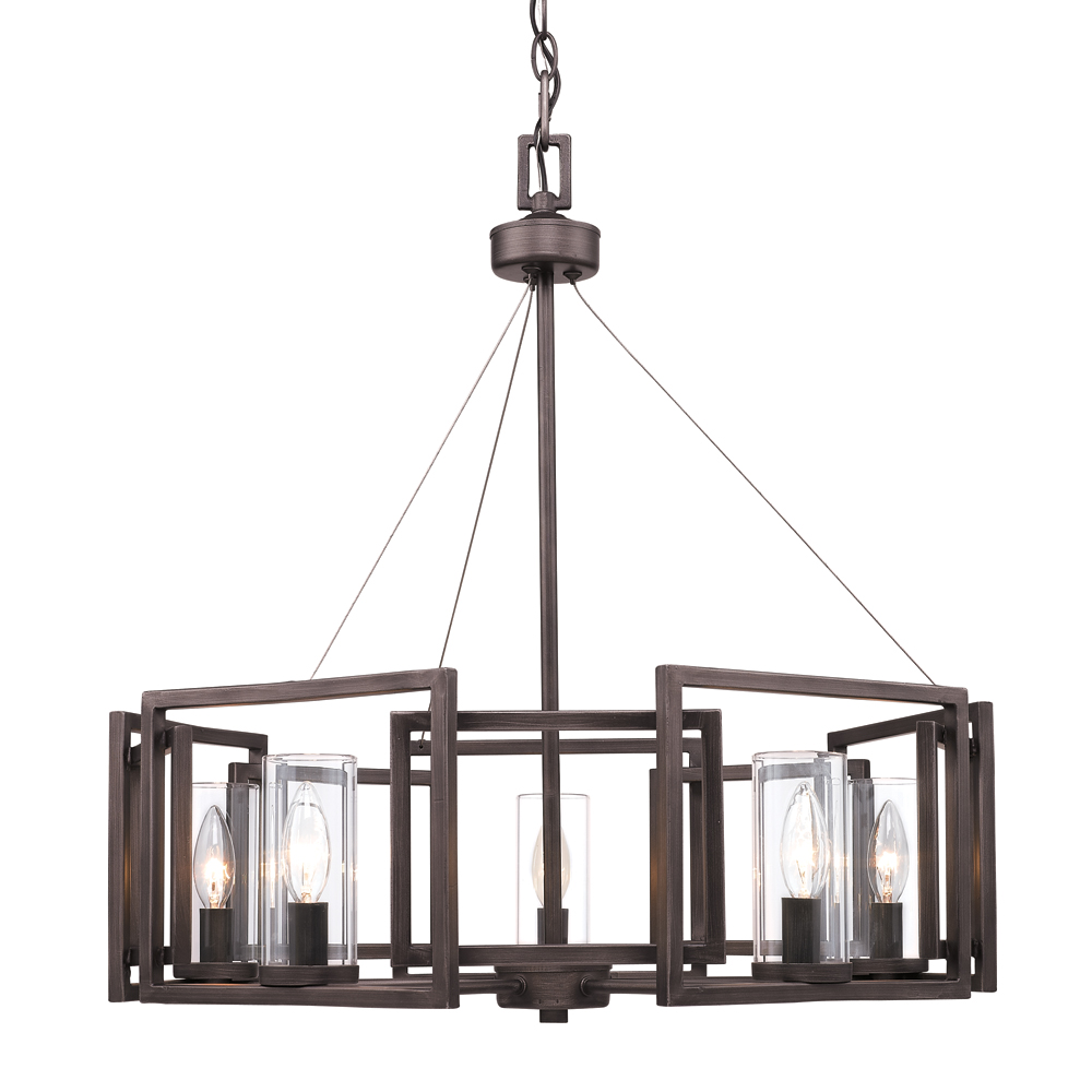 Marco Chandelier By Golden Lighting 6068 5 Gmt