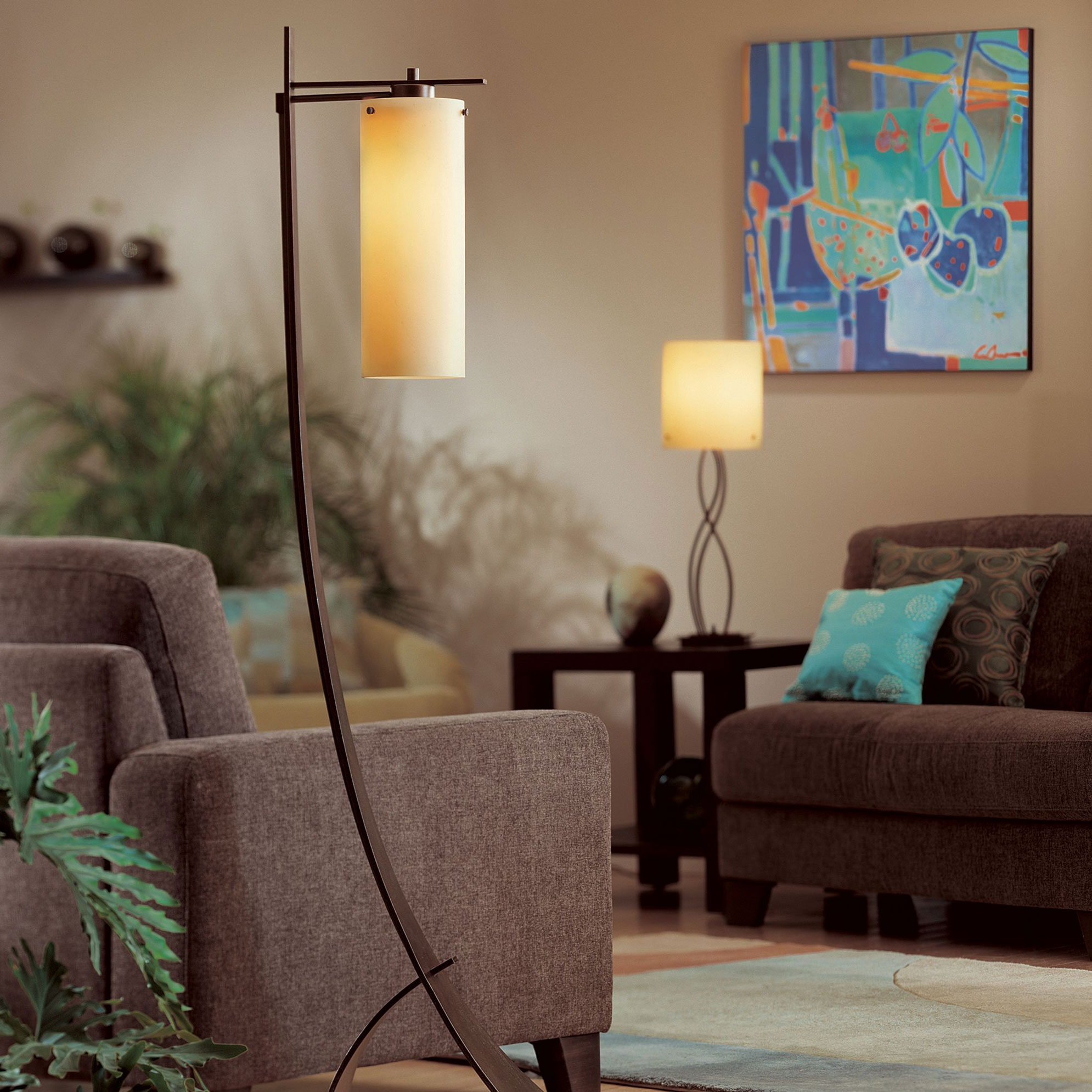 Installation Gallery Hubbardton Forge Stasis Glass Shade Floor Lamp By Hubbardton Forge