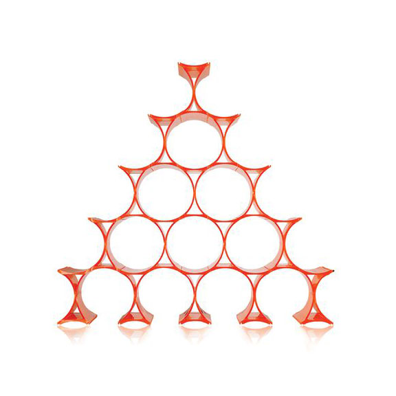 Kartell INFINITY Modern Wine Rack Bottle Holder by Ron Arad