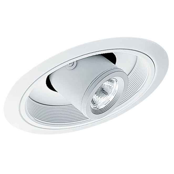 617 6 inch standard slope cylinder spotlight baffle trim by juno