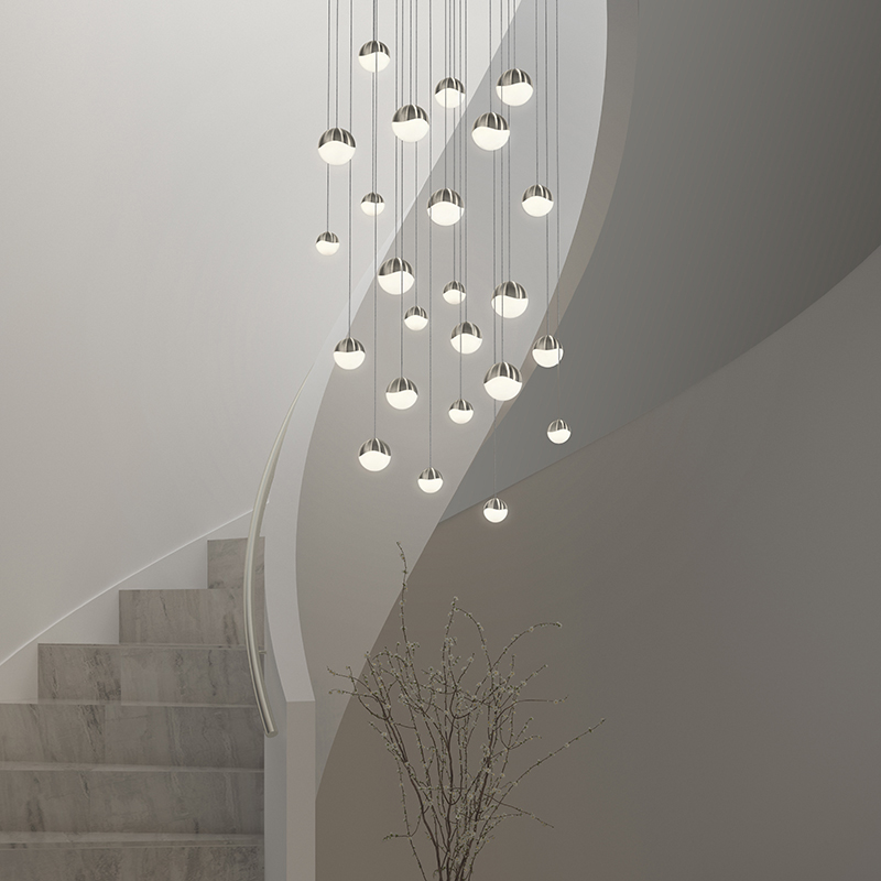 Grapes 5 Light Linear Multi-Light Pendant by Sonneman | 2921.13