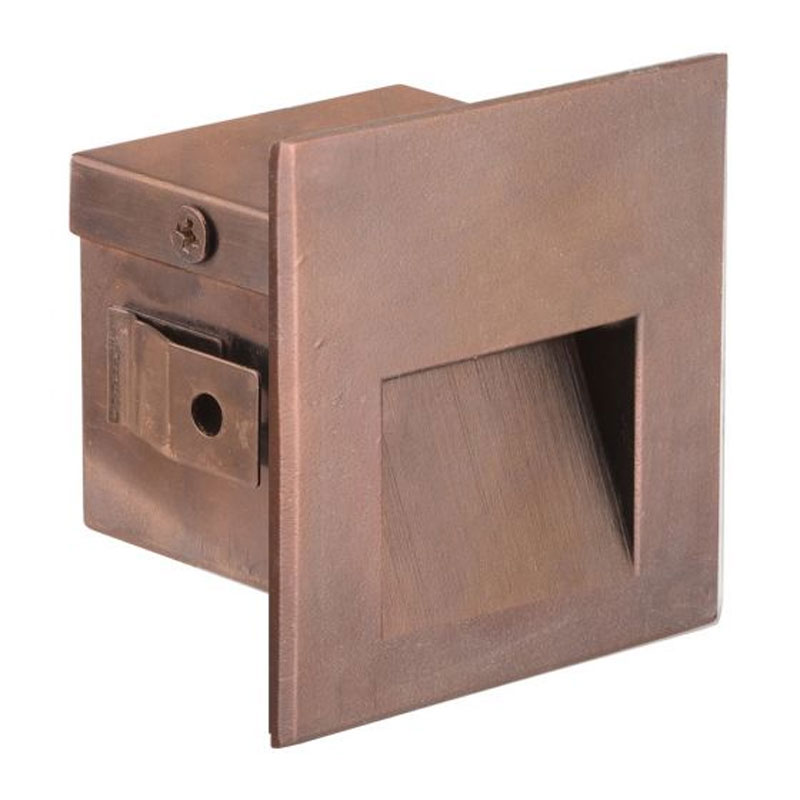 Msl2 Outdoor Recessed Wall Light 12v By Spj Lighting Msl2mbr2w12527k915v