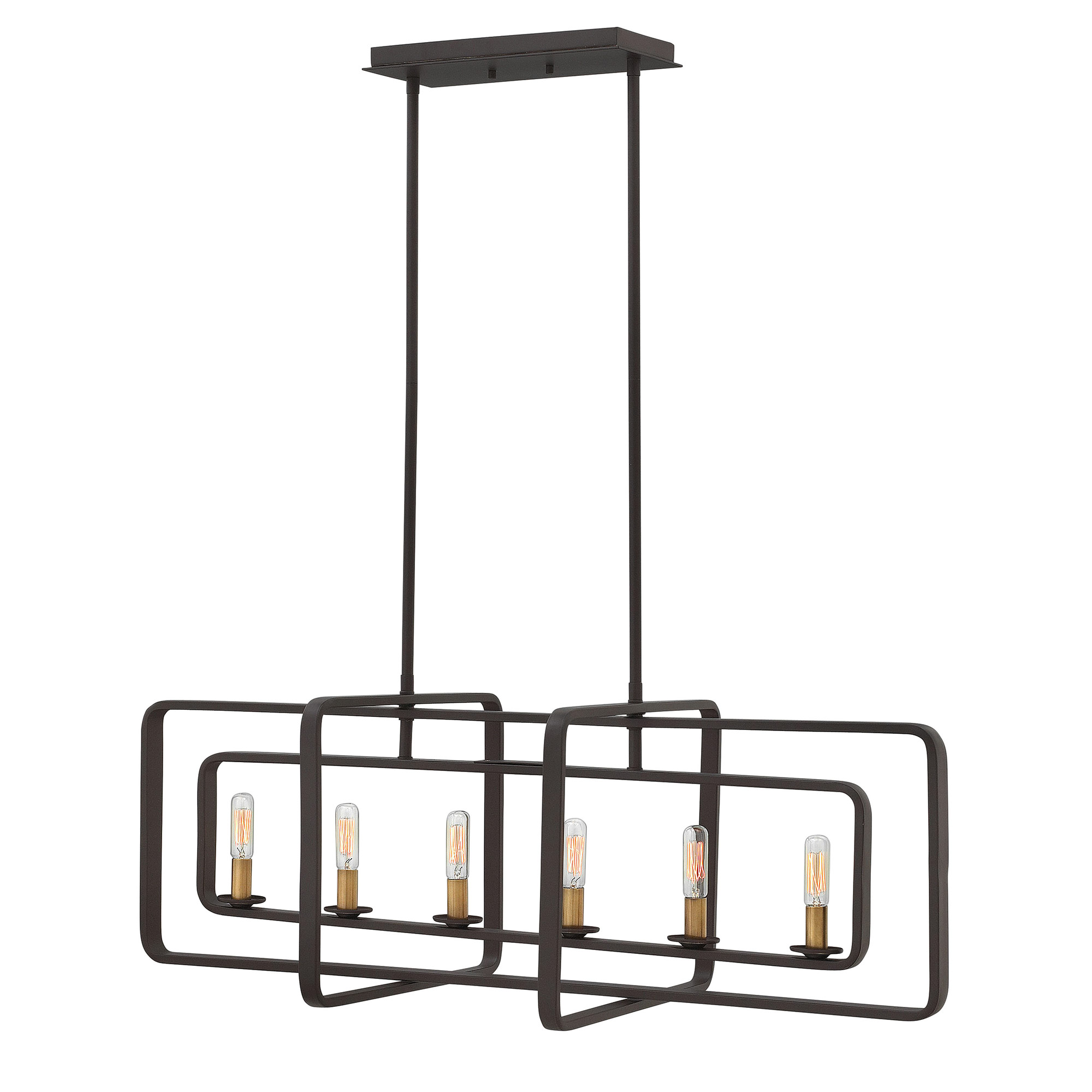 Rectangular Chandelier By Hinkley Lighting 4815kz Quentin Rectangular Chandelier By Hinkley Lighting 4815kz