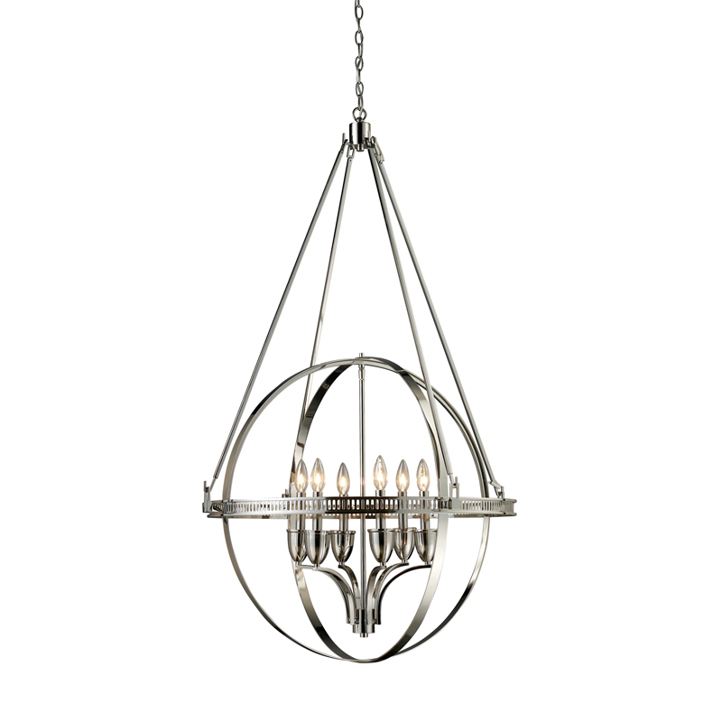 Hemispheres Chandelier By Elk Lighting 10193 6 Hemispheres Chandelier By Elk Lighting