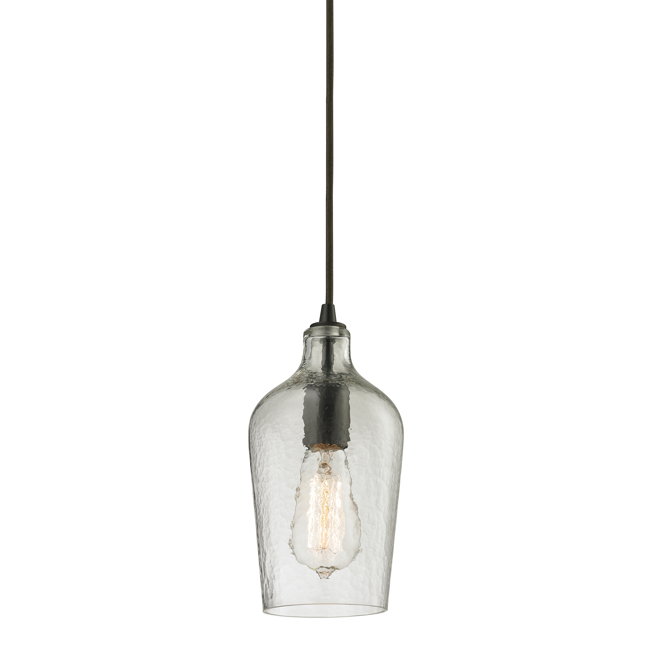 Hammered Glass Pendant by Elk Home 10331 1CLR DMD377929