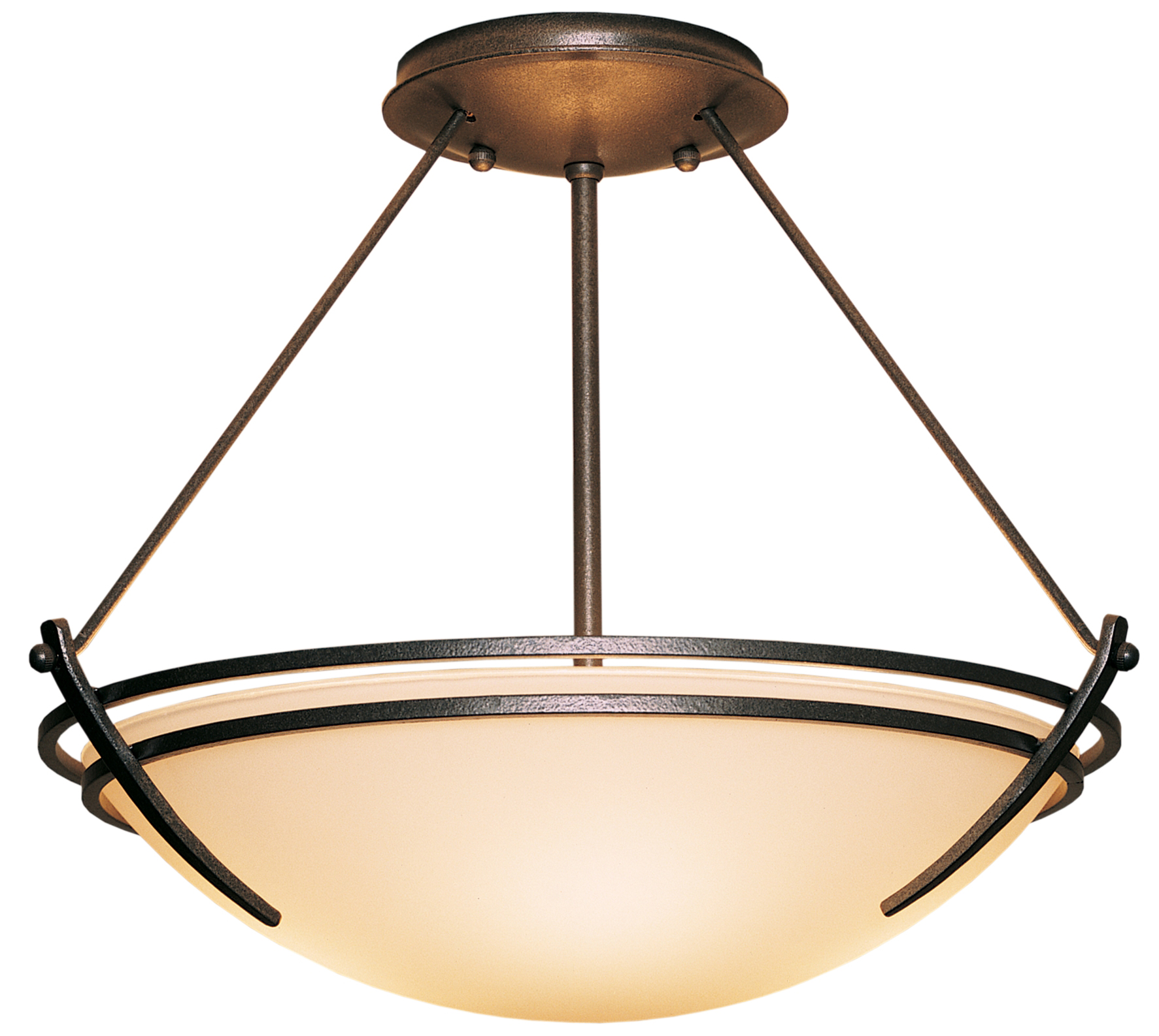 Presidio Tryne Semi Flush Ceiling Light By Hubbardton Forge