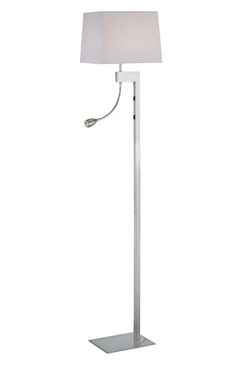 Fritzi Floor Lamp With Reading Arm By Lite Source Inc Ls 81016ps Wht