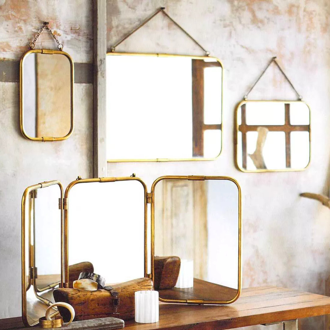 Florin Tabletop Mirror By Roost Rofm284 Florin Tabletop Mirror By Roost