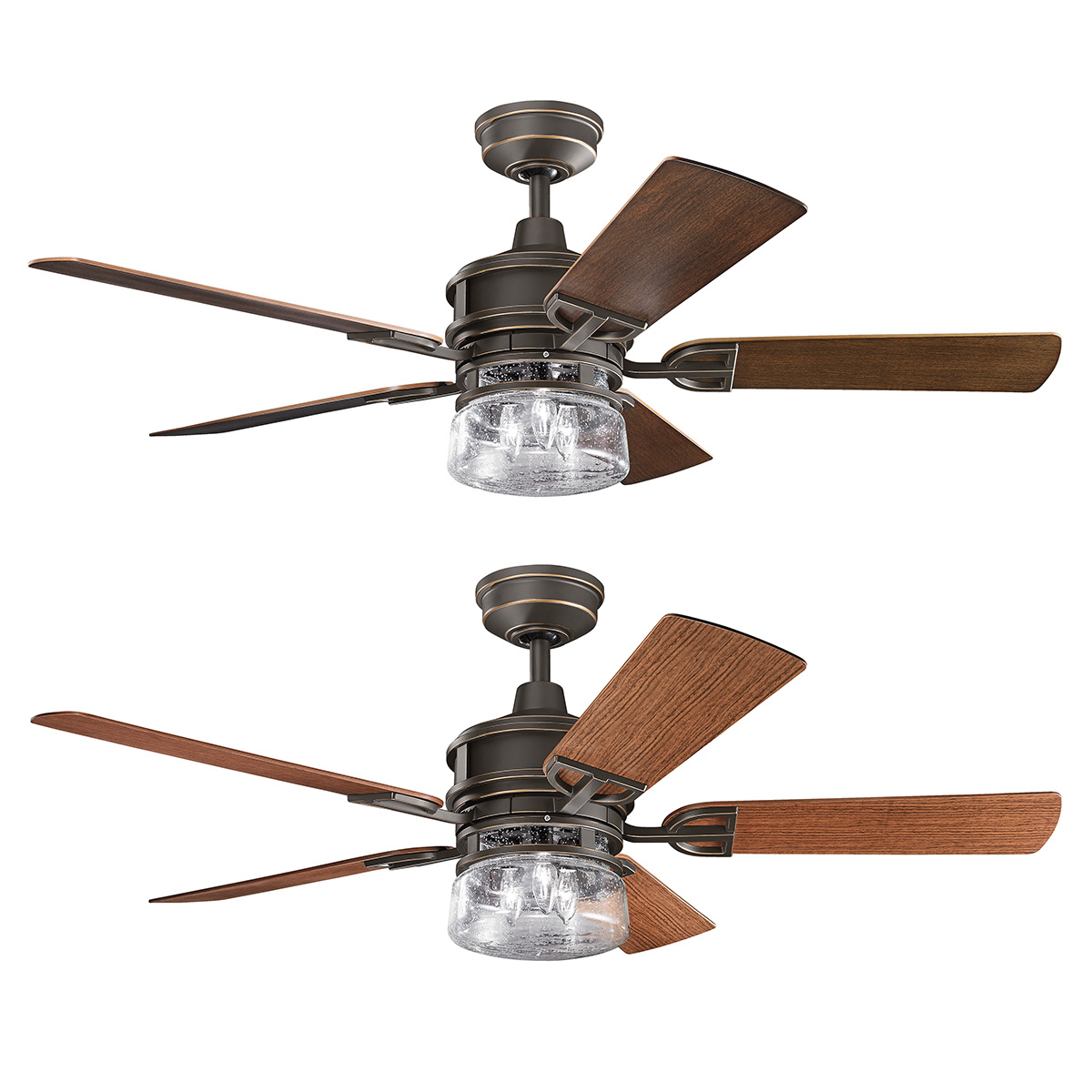 Lyndon Outdoor Ceiling Fan With Light By Kichler 310139oz