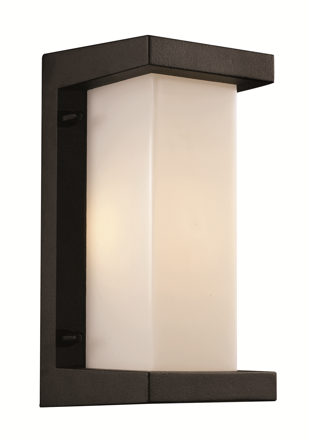 Utilitarian Outdoor Wall Light By Trans Globe Led 40530 Bk