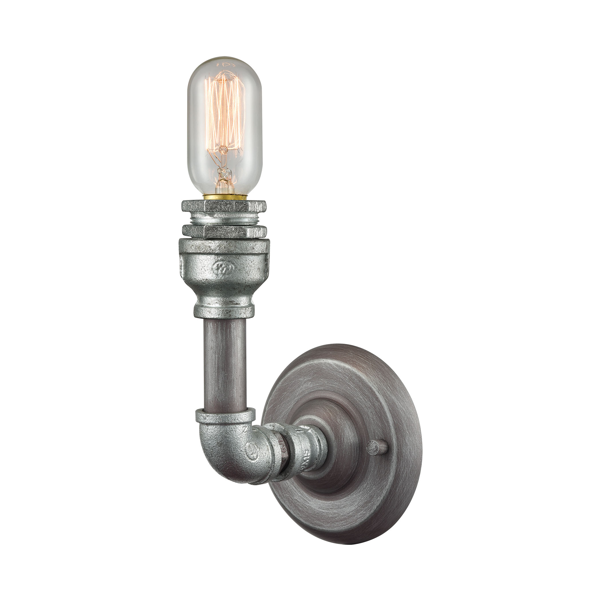 Cast Iron Pipe Bathroom Vanity Light By Elk Lighting 10682 1 Cast Iron Pipe Bathroom Vanity Light By Elk Lighting 10682 1
